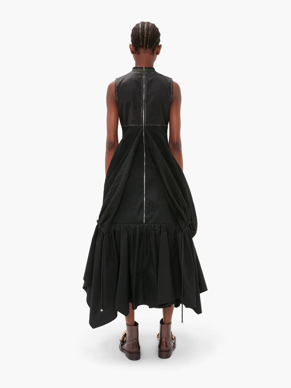SLEEVELESS BUBBLE HEM DRESS - 4