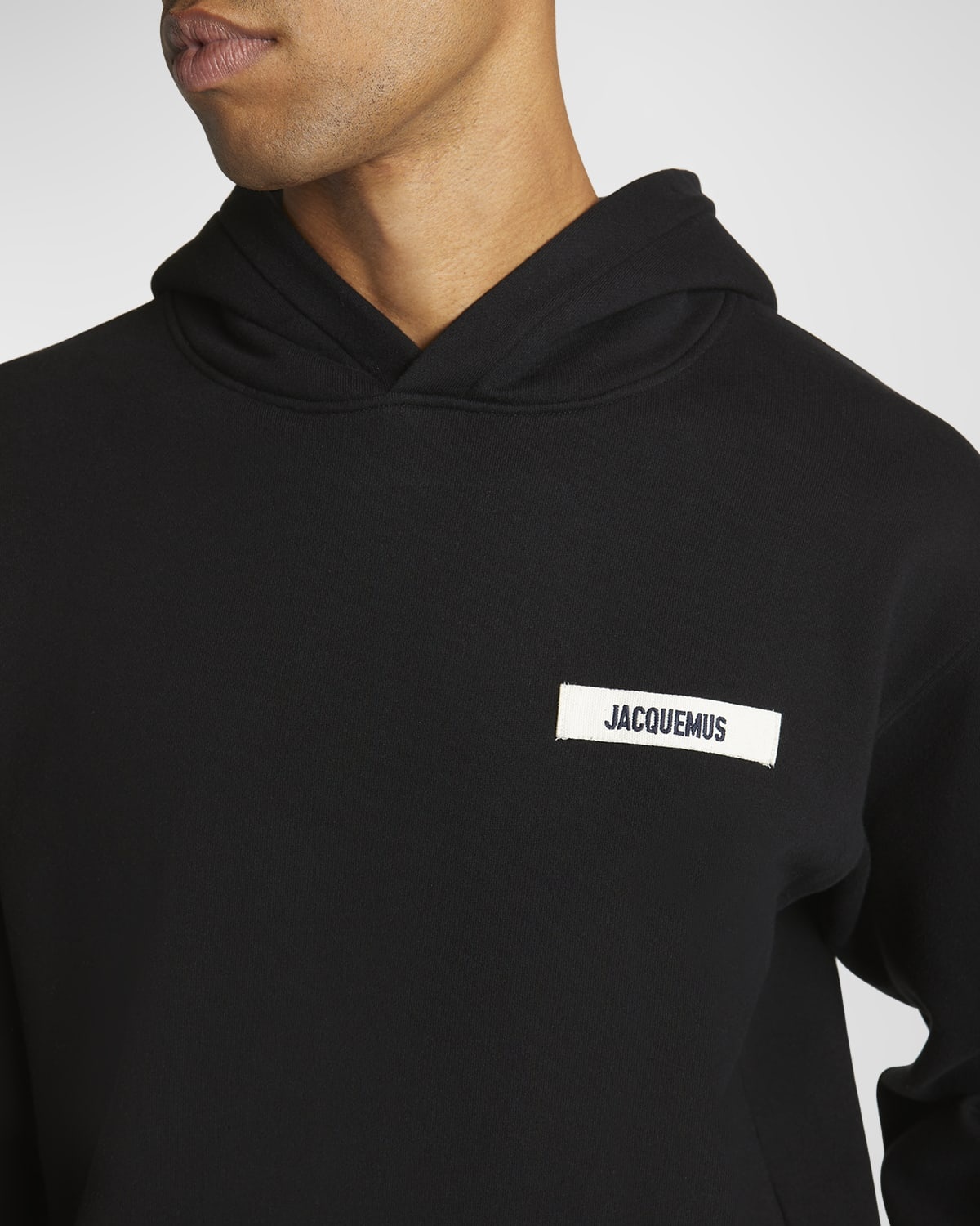 パーカー・フーディ JACQUEMUS Men Hoodies 22H245JS3102120 990 black The embroidered sweatshirt by JACQUEMUS | Official website