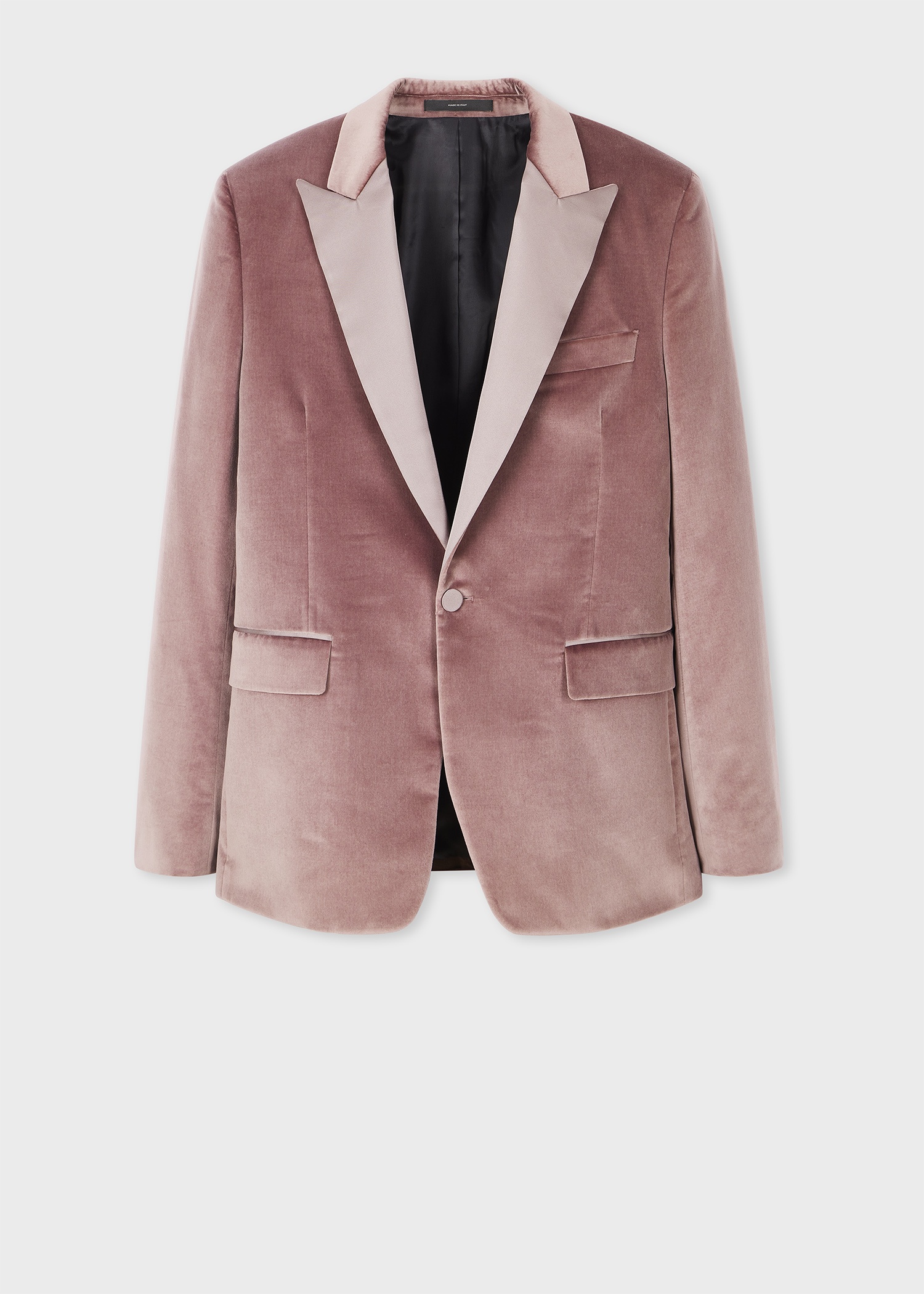 The Soho - Tailored-Fit Lilac Velvet Evening Blazer - 1