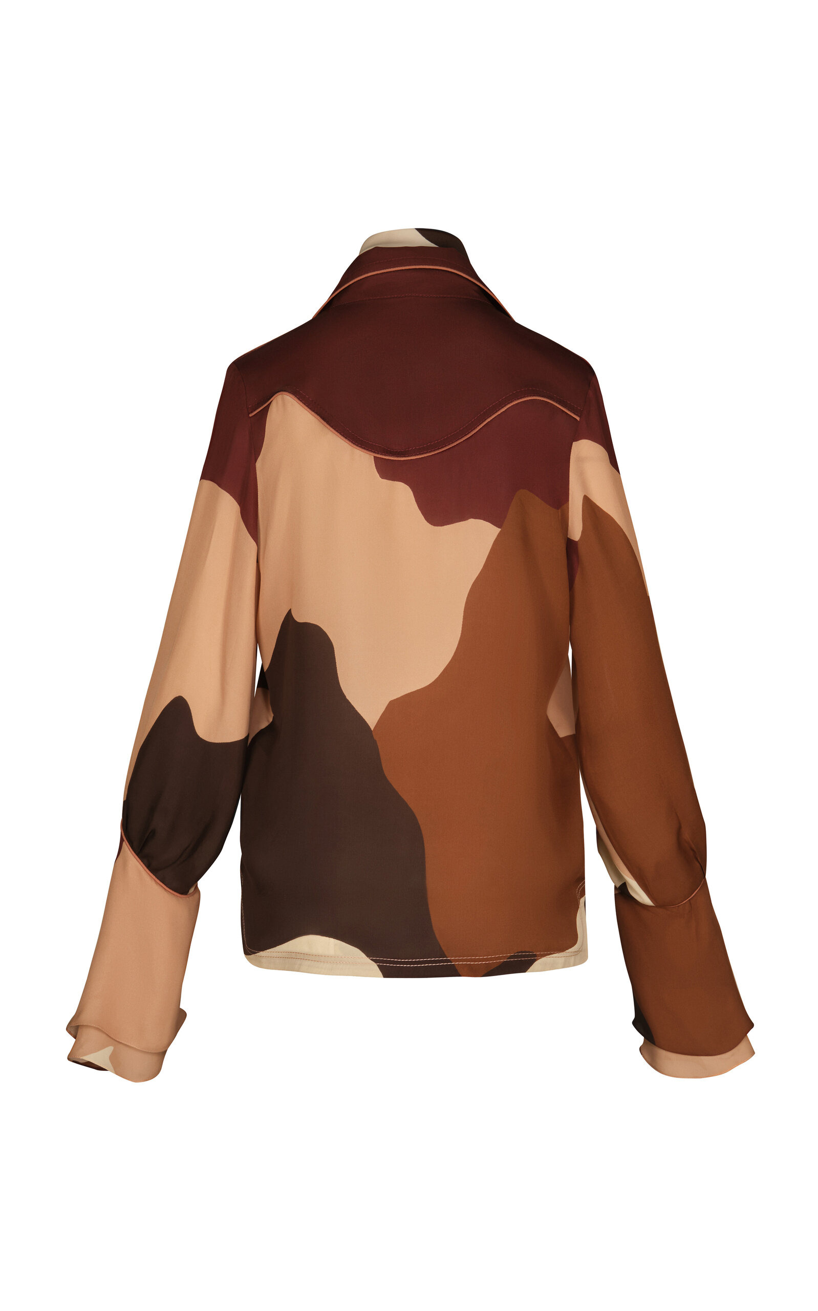 Marsala High Tides Silk Shirt multi - 3