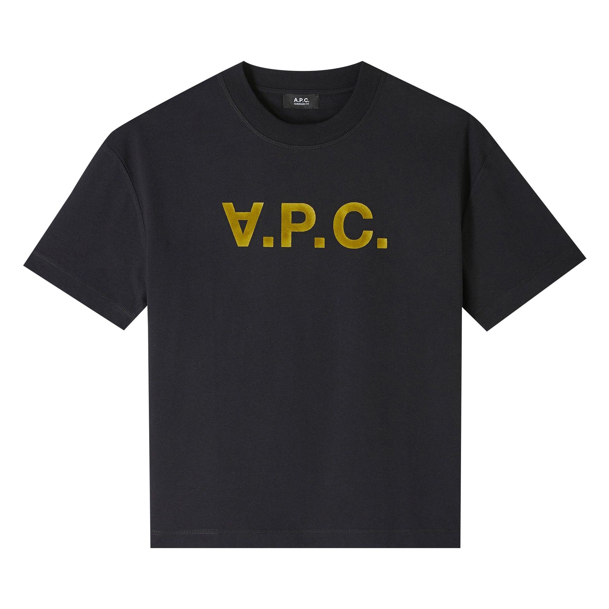 A.P.C. Oversize Grand T-Shirt 'Black/Khaki' - 1