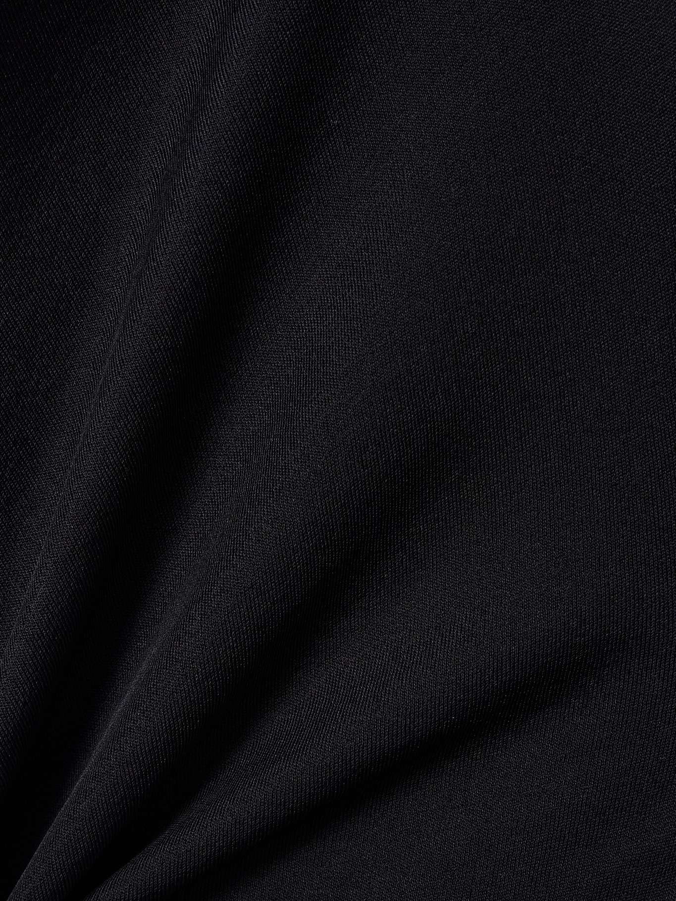 Croisière open-back draped jersey mini dress Black - 4