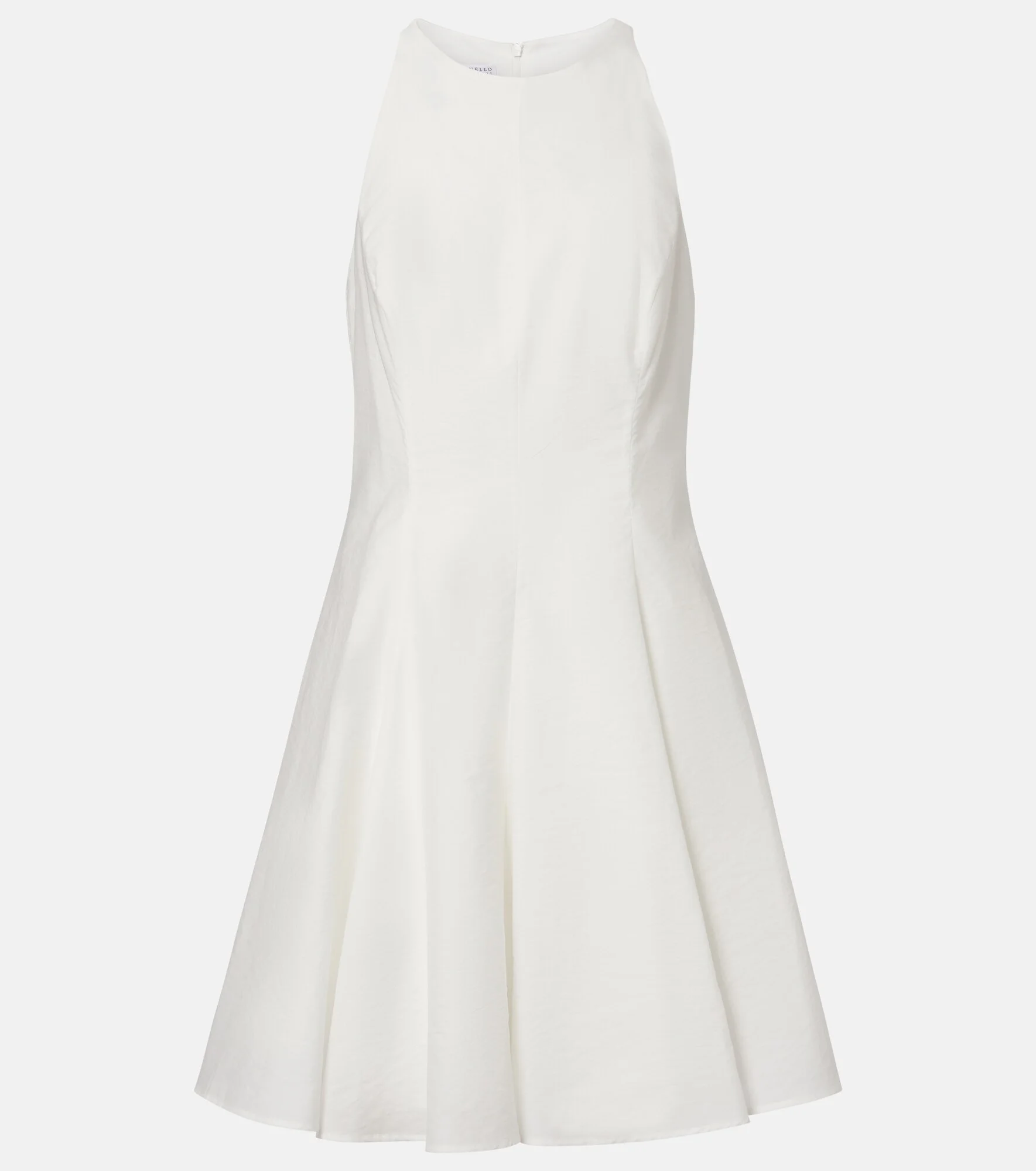 Cotton-blend minidress - 1