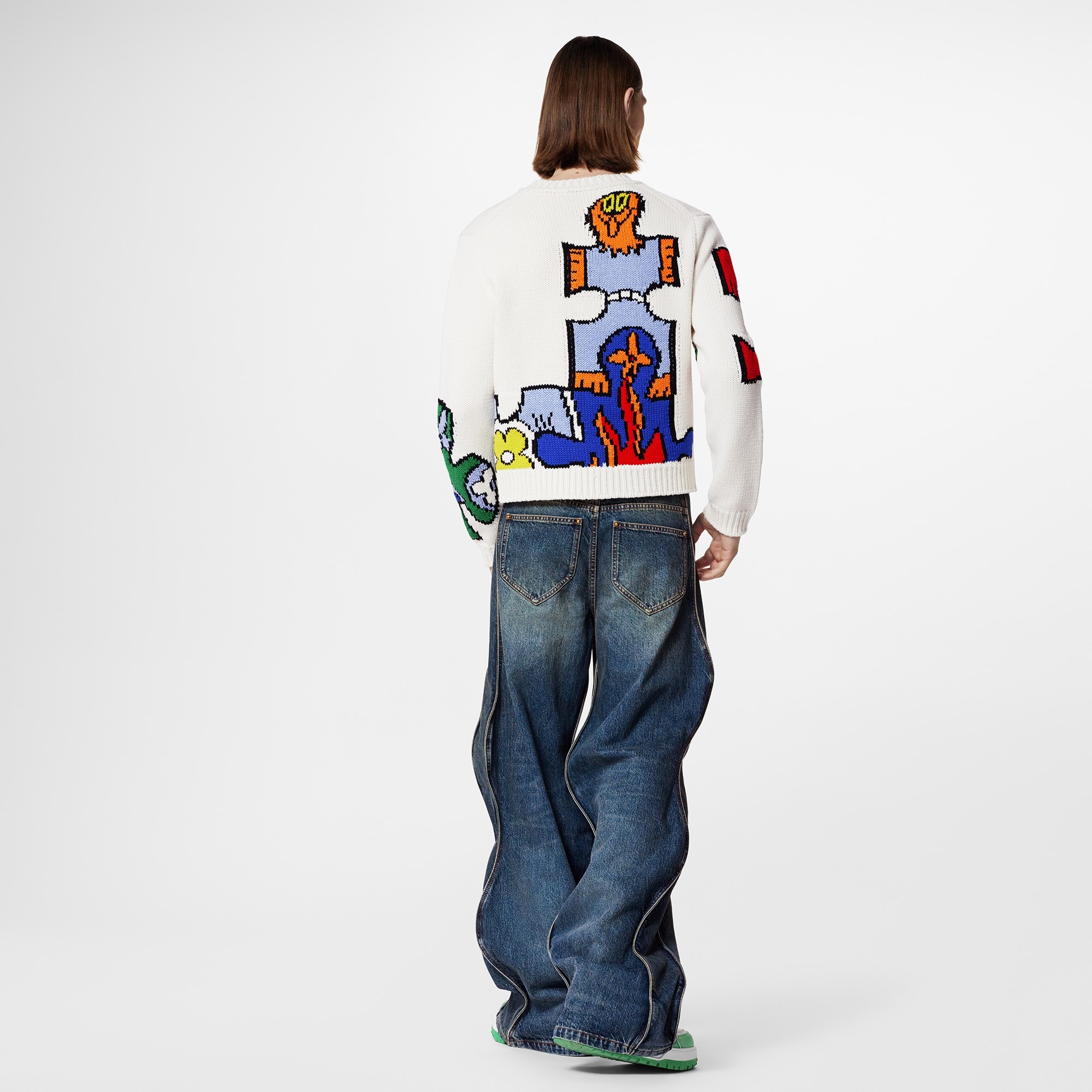 LV Puzzle Jacquard Crewneck - 3
