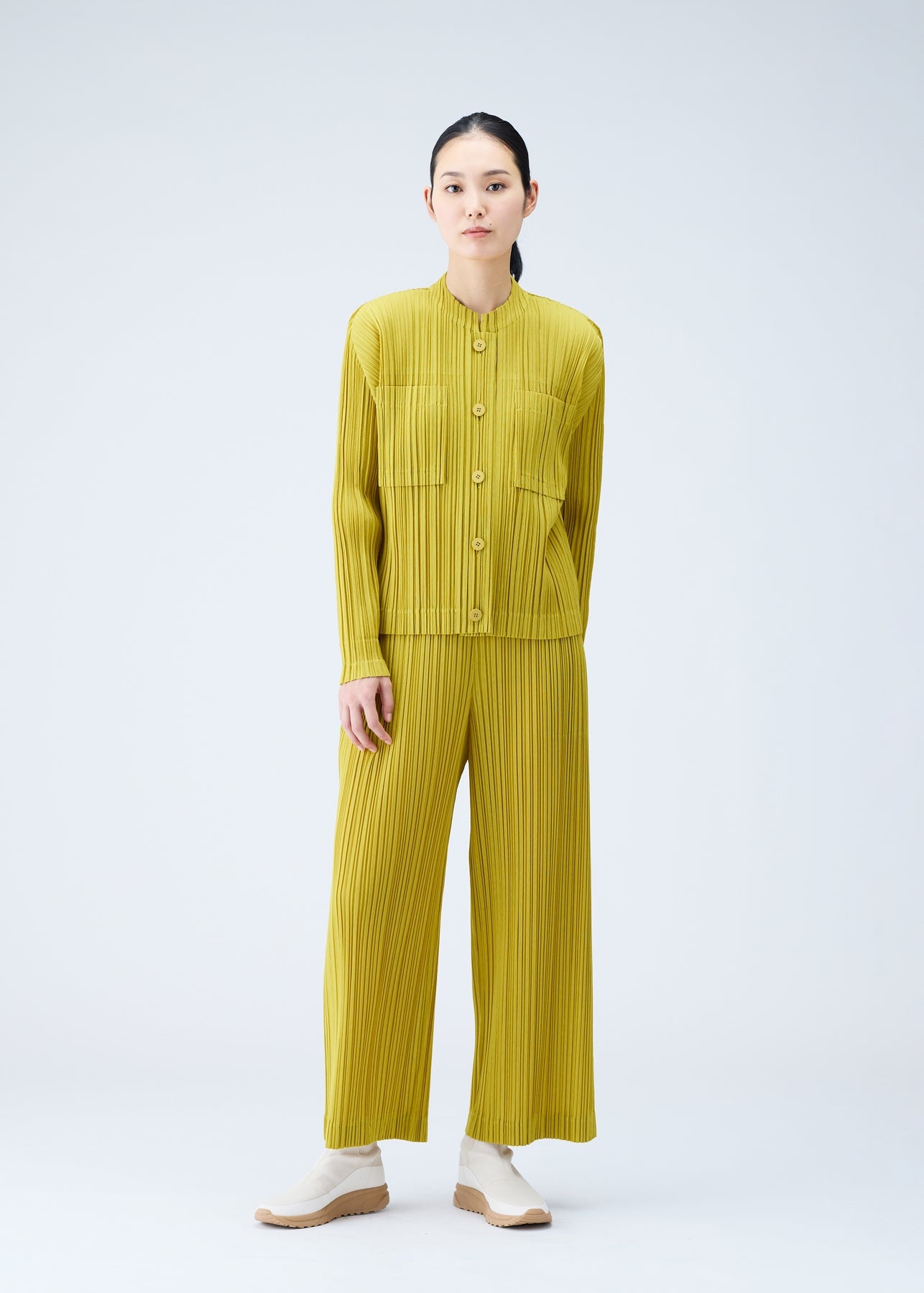 RAMIE PLEATS JACKET - 2