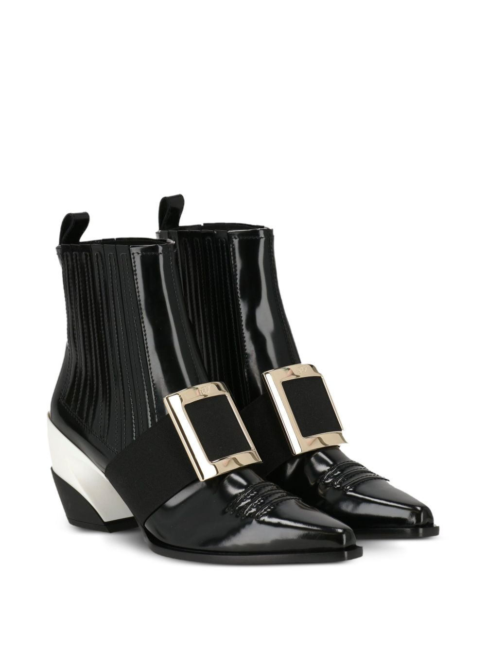 85mm buckle-detail boots - 2