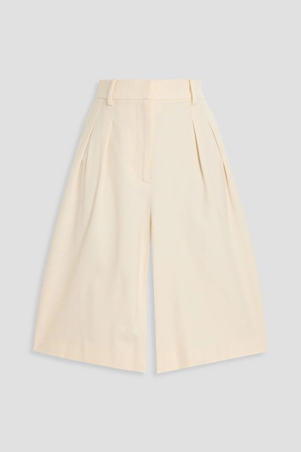 Pleated woven shorts - 1