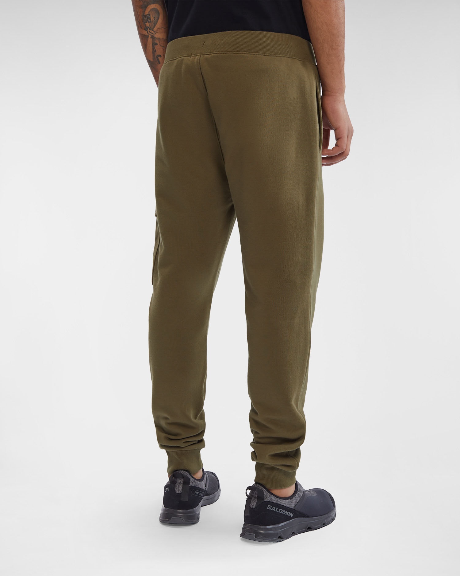 Diagonal Raised Fleece Sweatpants - 3