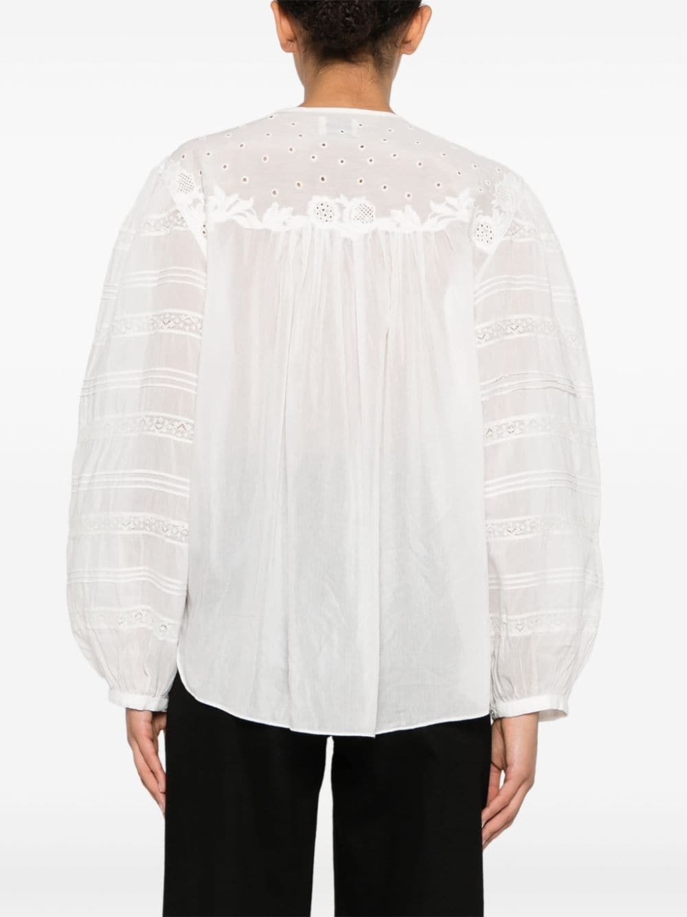 Gregoria cotton-silk blouse - 4