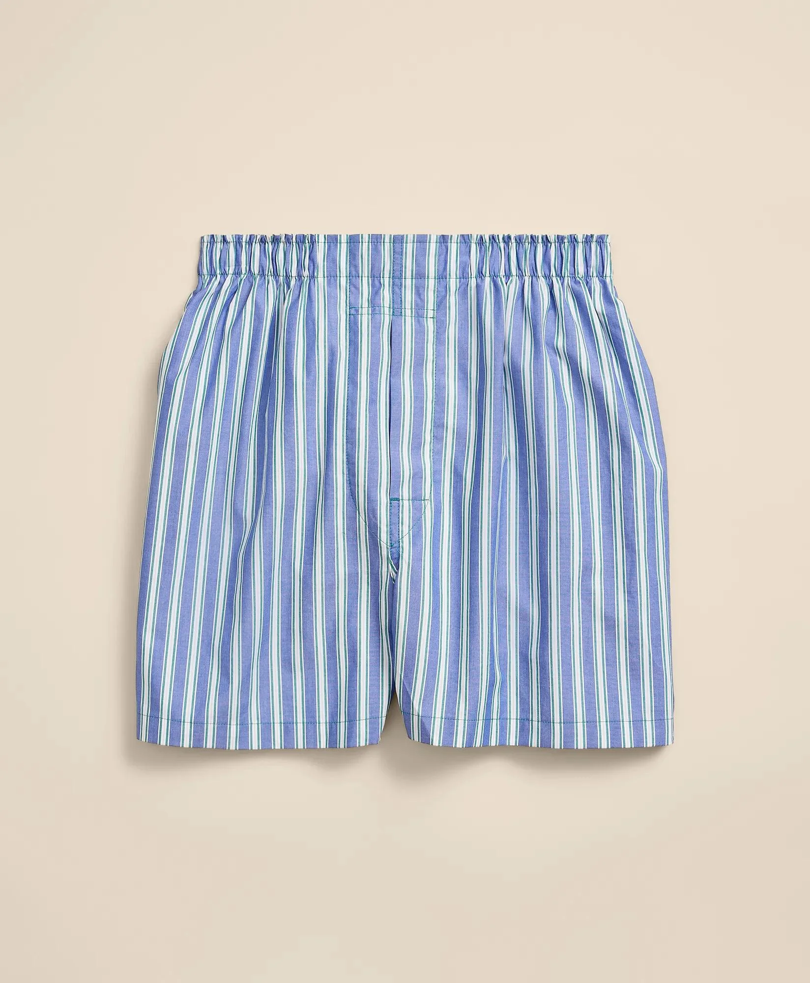 Cotton Broadcloth Pinstripe Boxers - 1