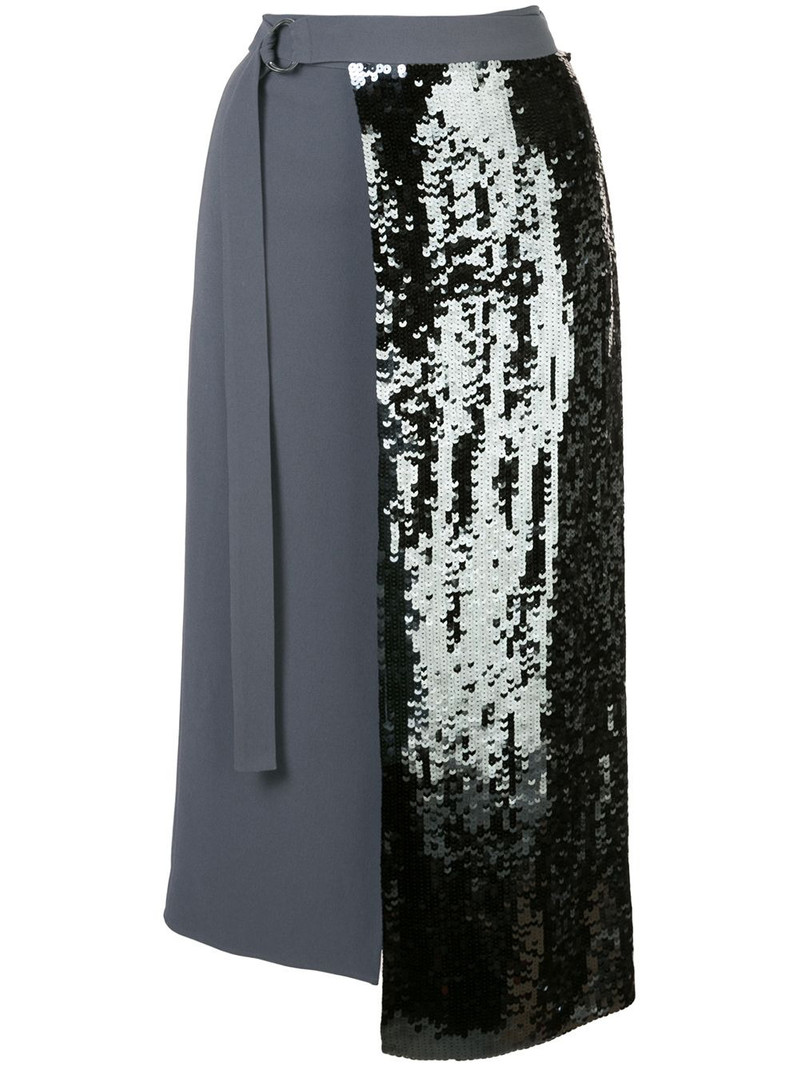 sequinned wrap skirt 1