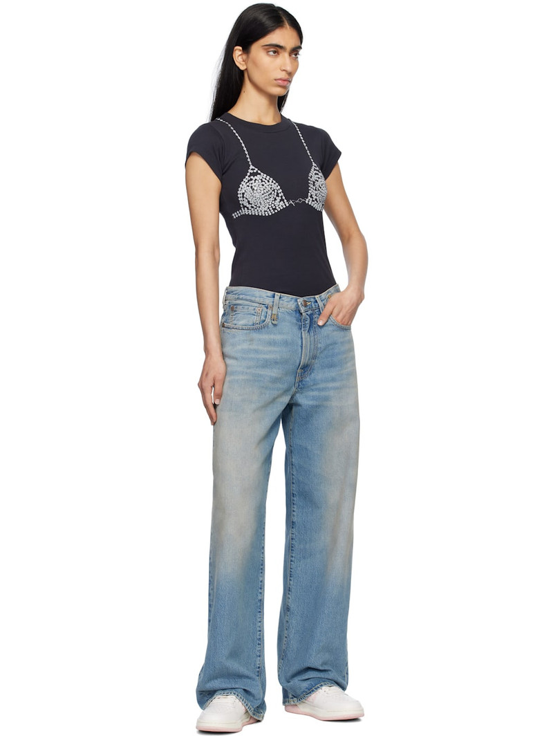 AMIRI Pink & White Classic Low Sneakers outlook