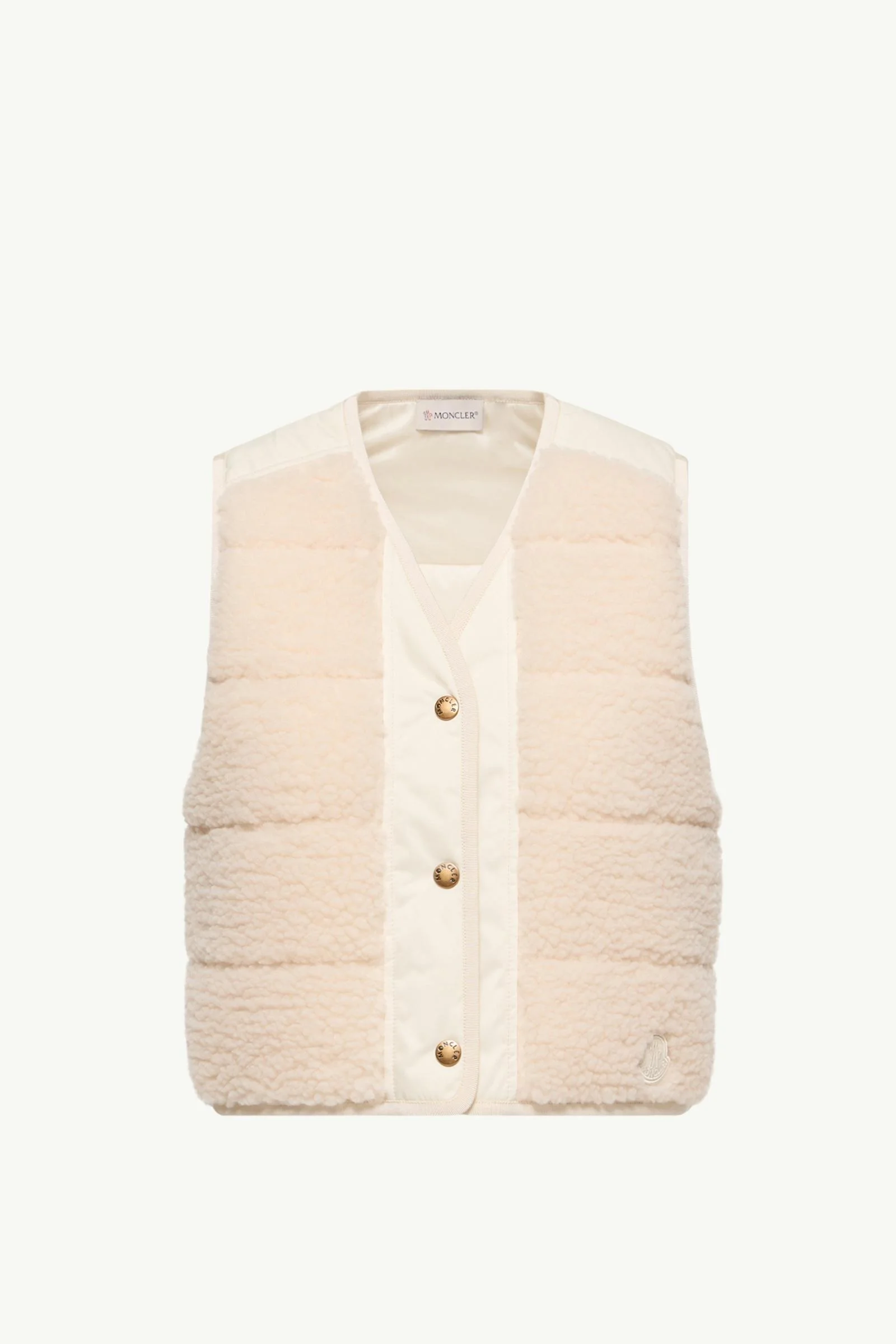 Fluffy Teddy Padded Vest - 1