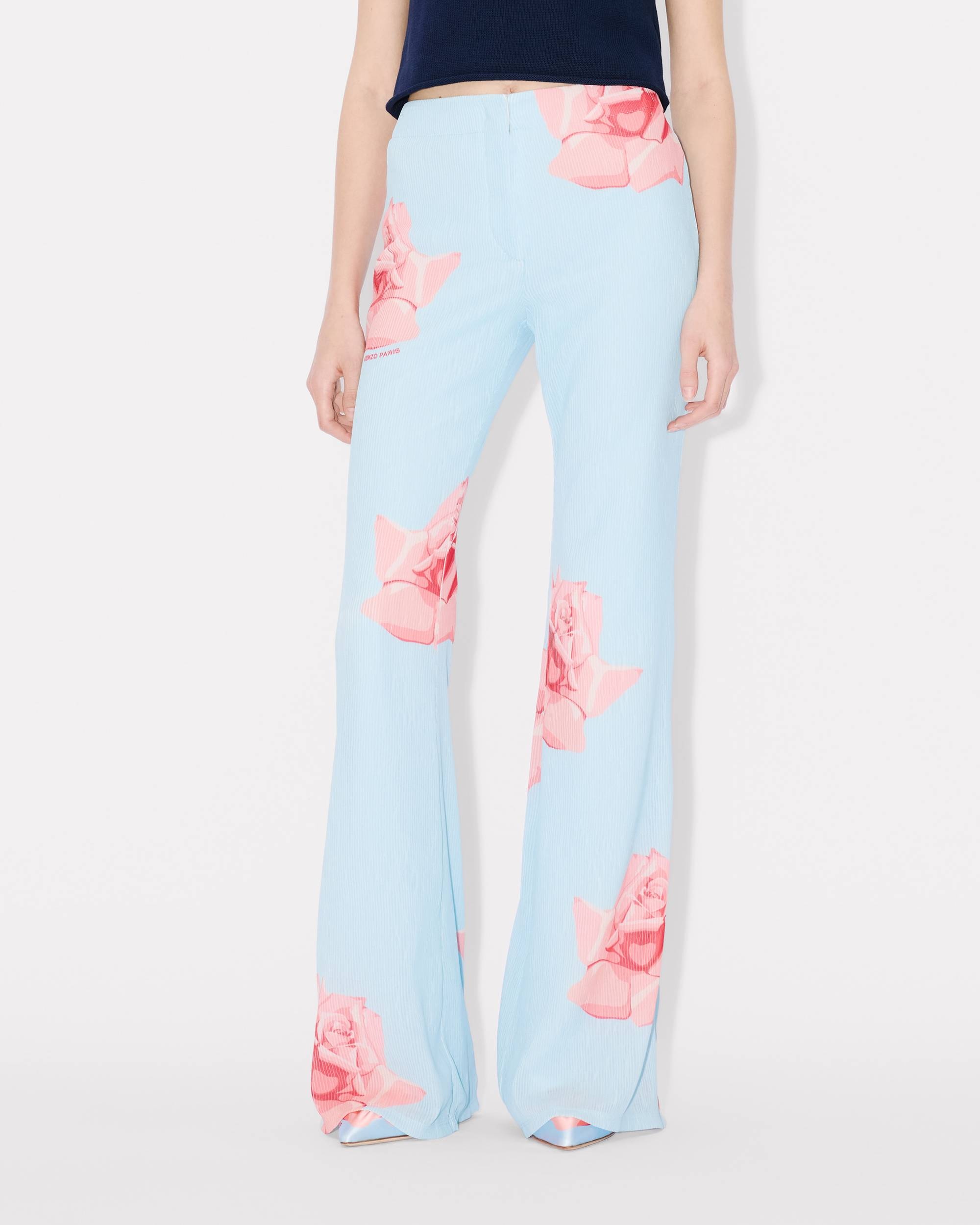 'KENZO Rose' pleated pants - 2