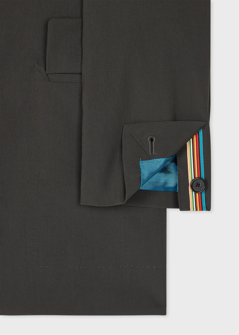 Paul Smith Charcoal Recycled-Nylon Technical Blazer outlook