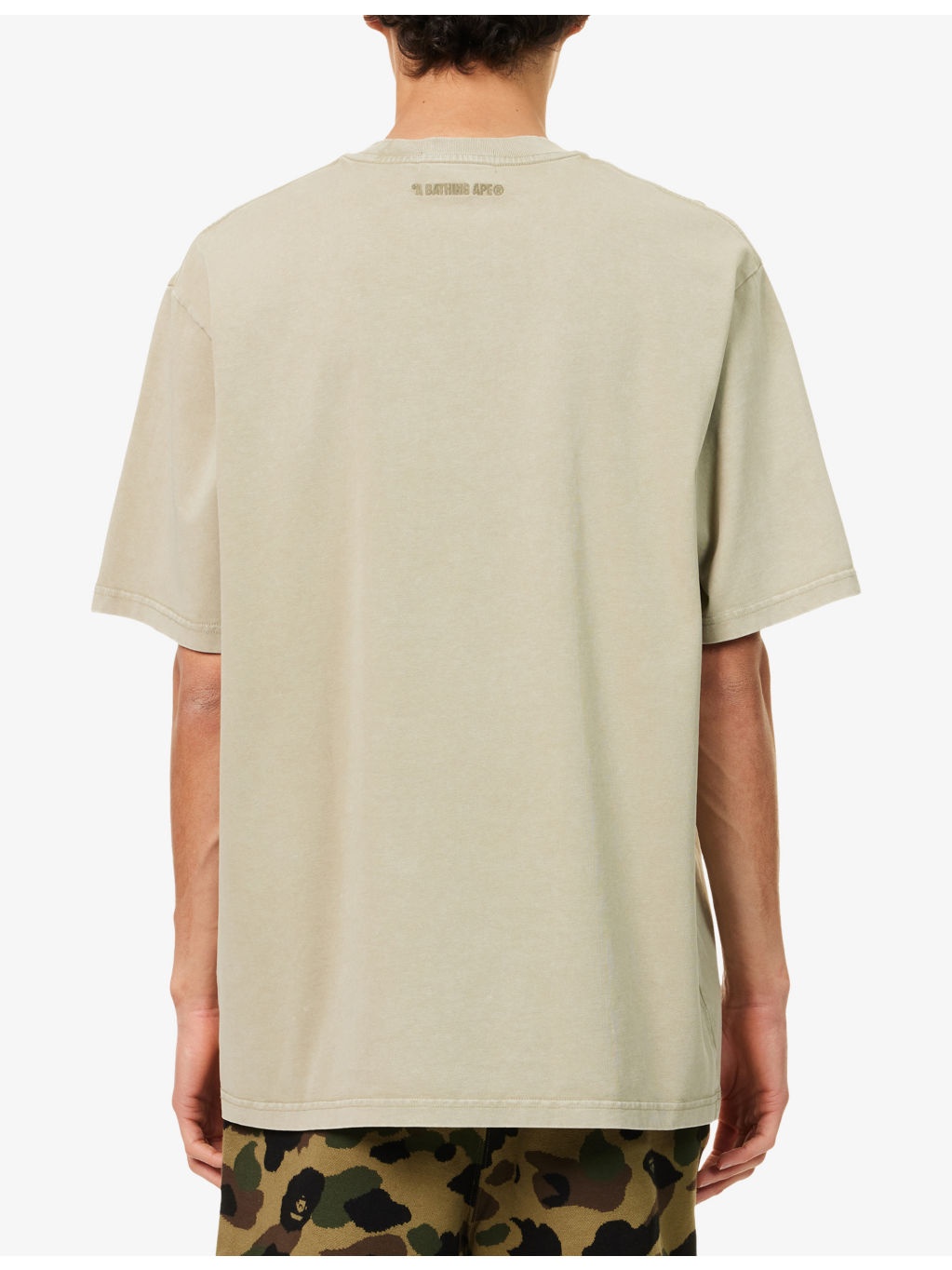 One Point Faded-Wash Cotton-Jersey T-Shirt - 4
