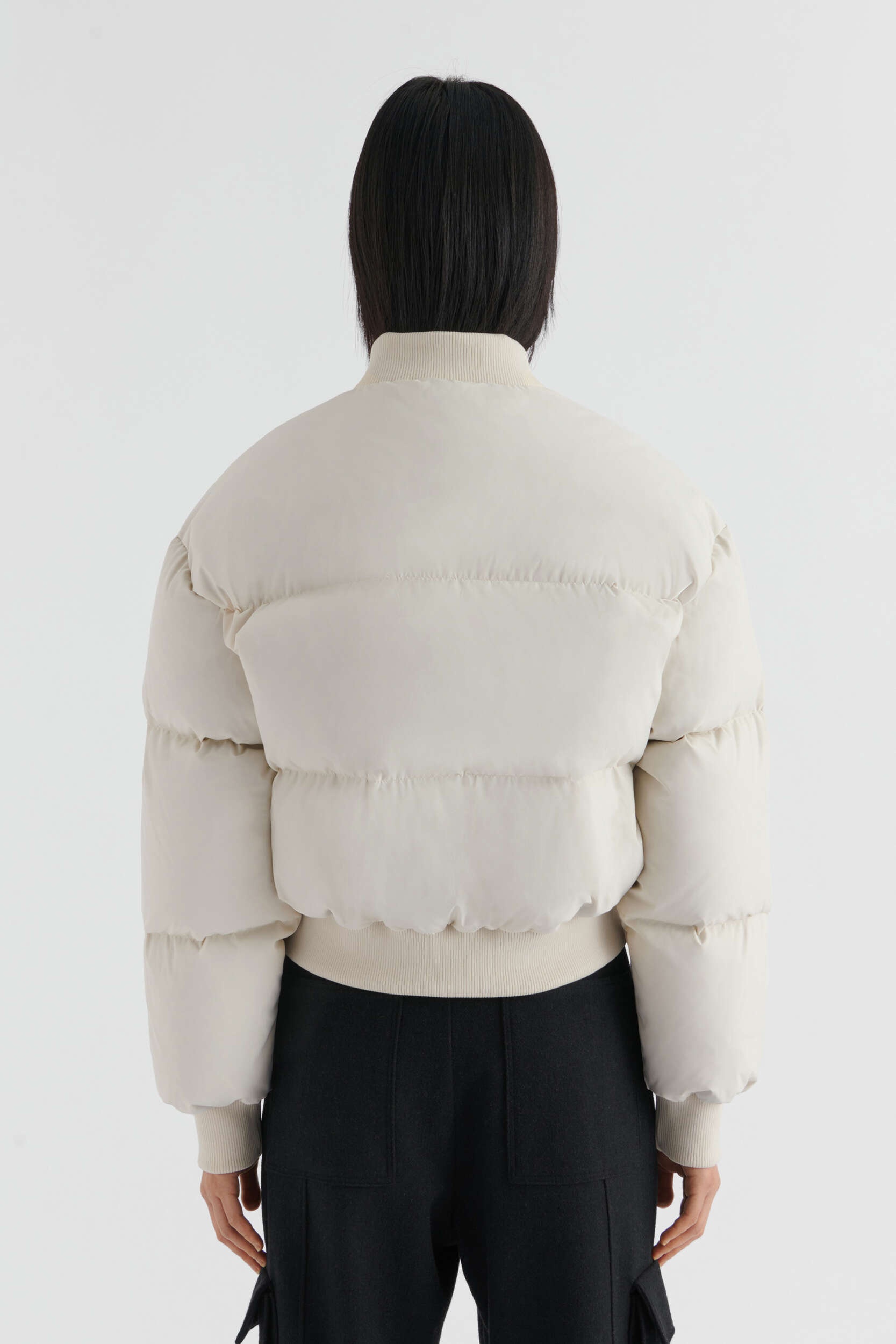 Zoe Down Bomber Jacket - 3