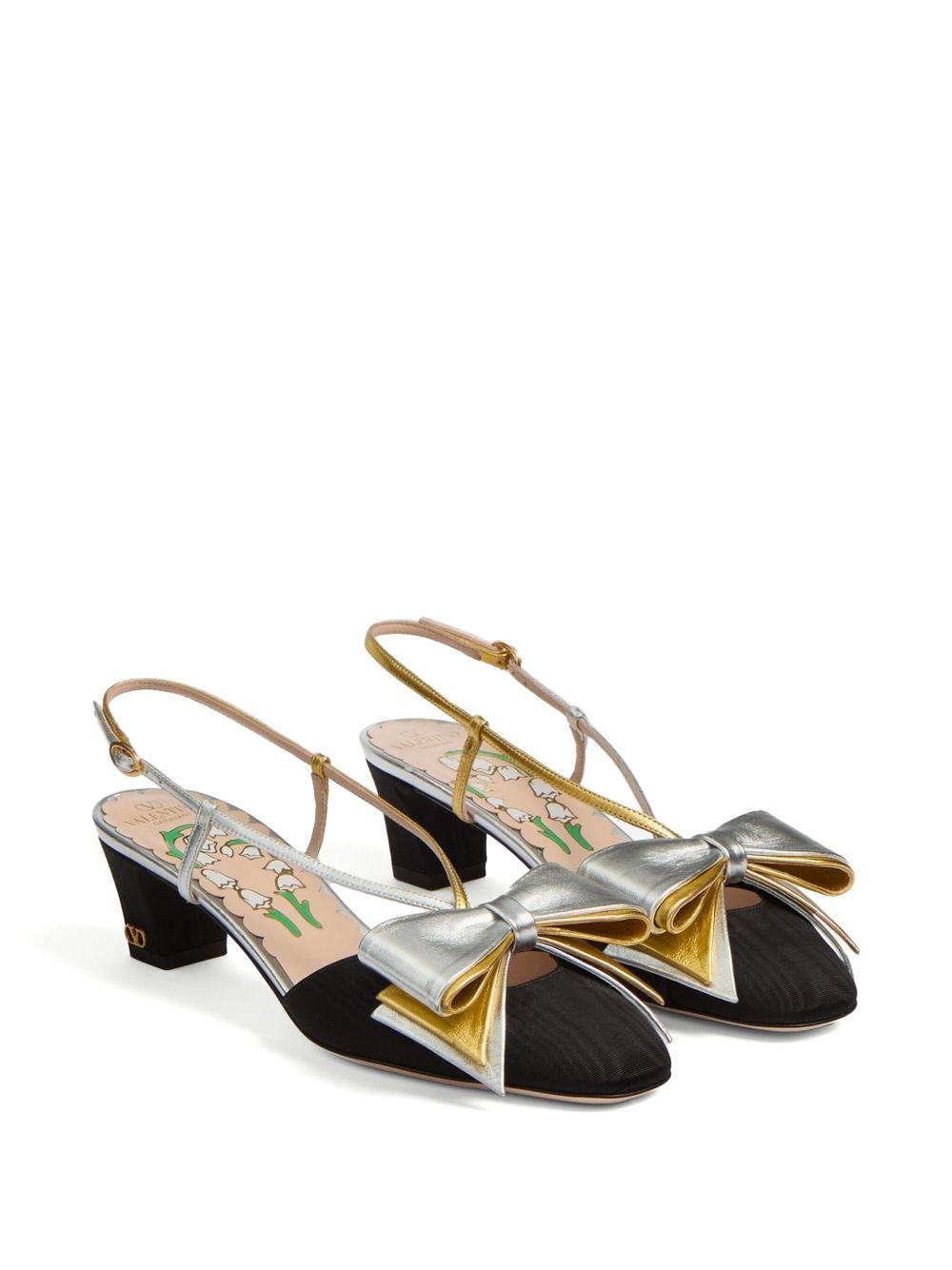 oversize bow detail pumps - 2