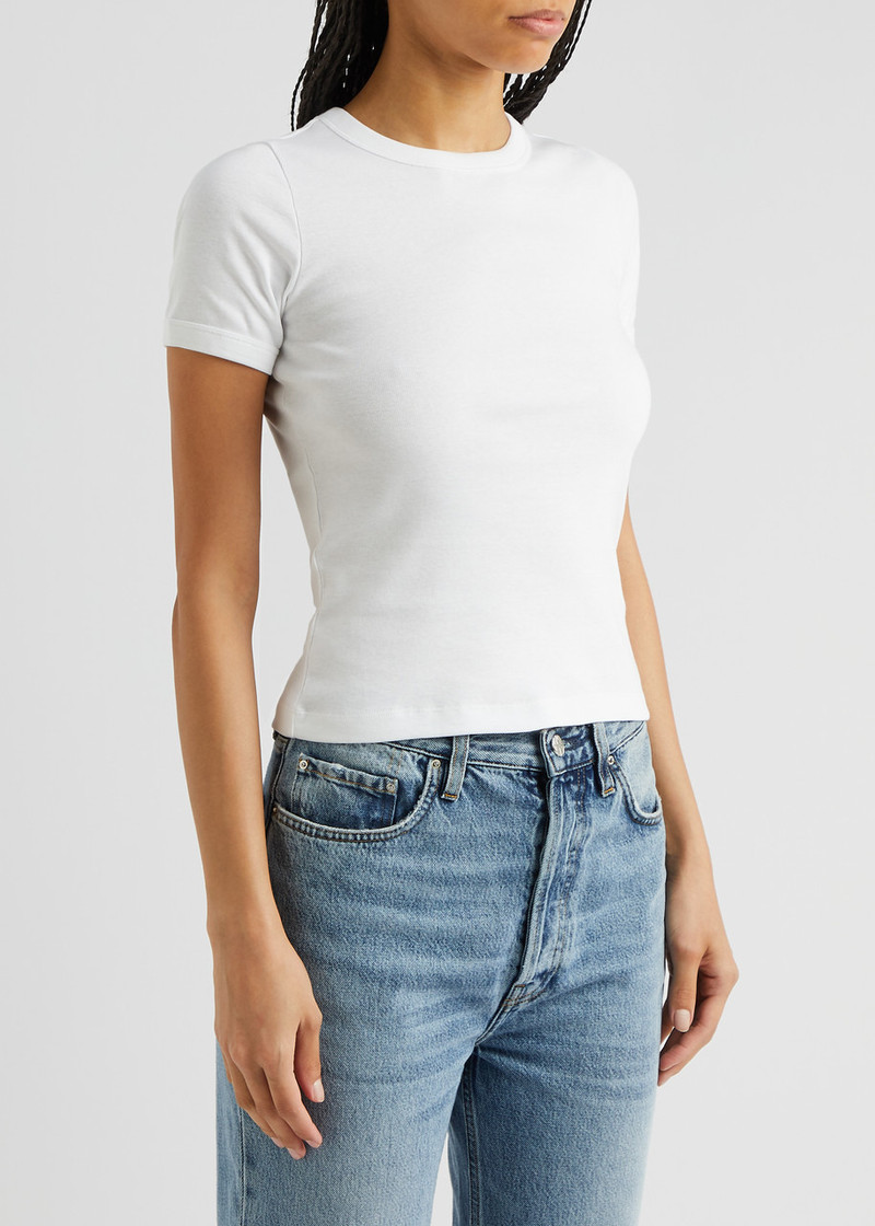 FLORE FLORE Flore Flore Car Cotton T-shirt outlook