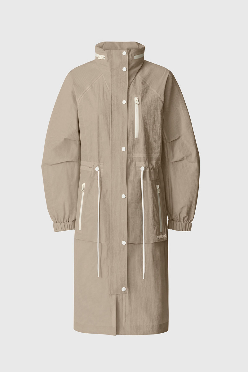 MAKAYLA Knee-Length Lightweight Rain Jacket 1