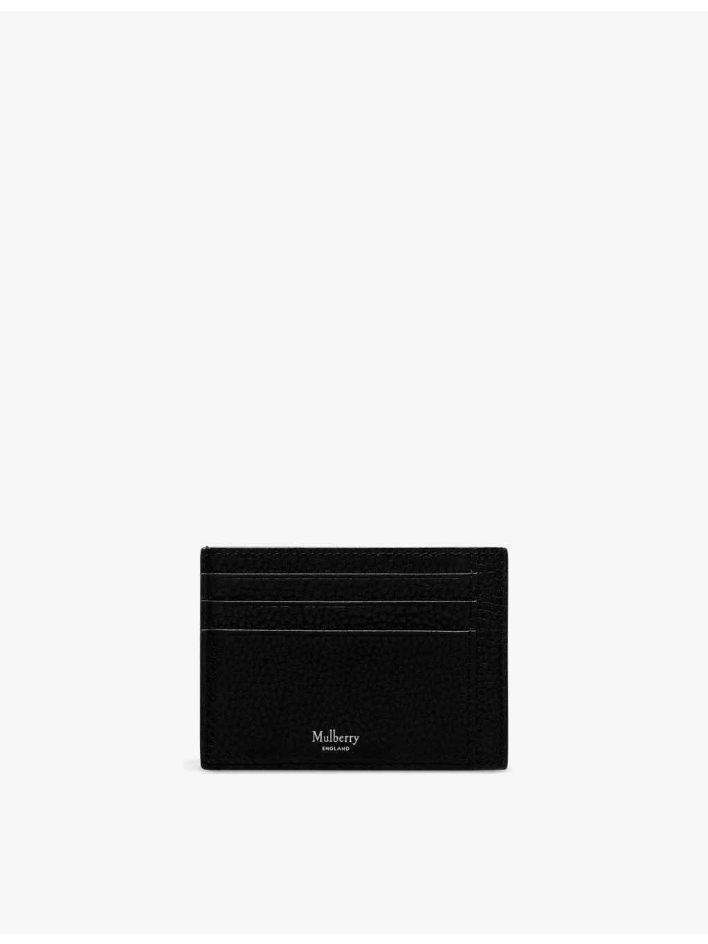 Heritage logo-print leather card holder - 1