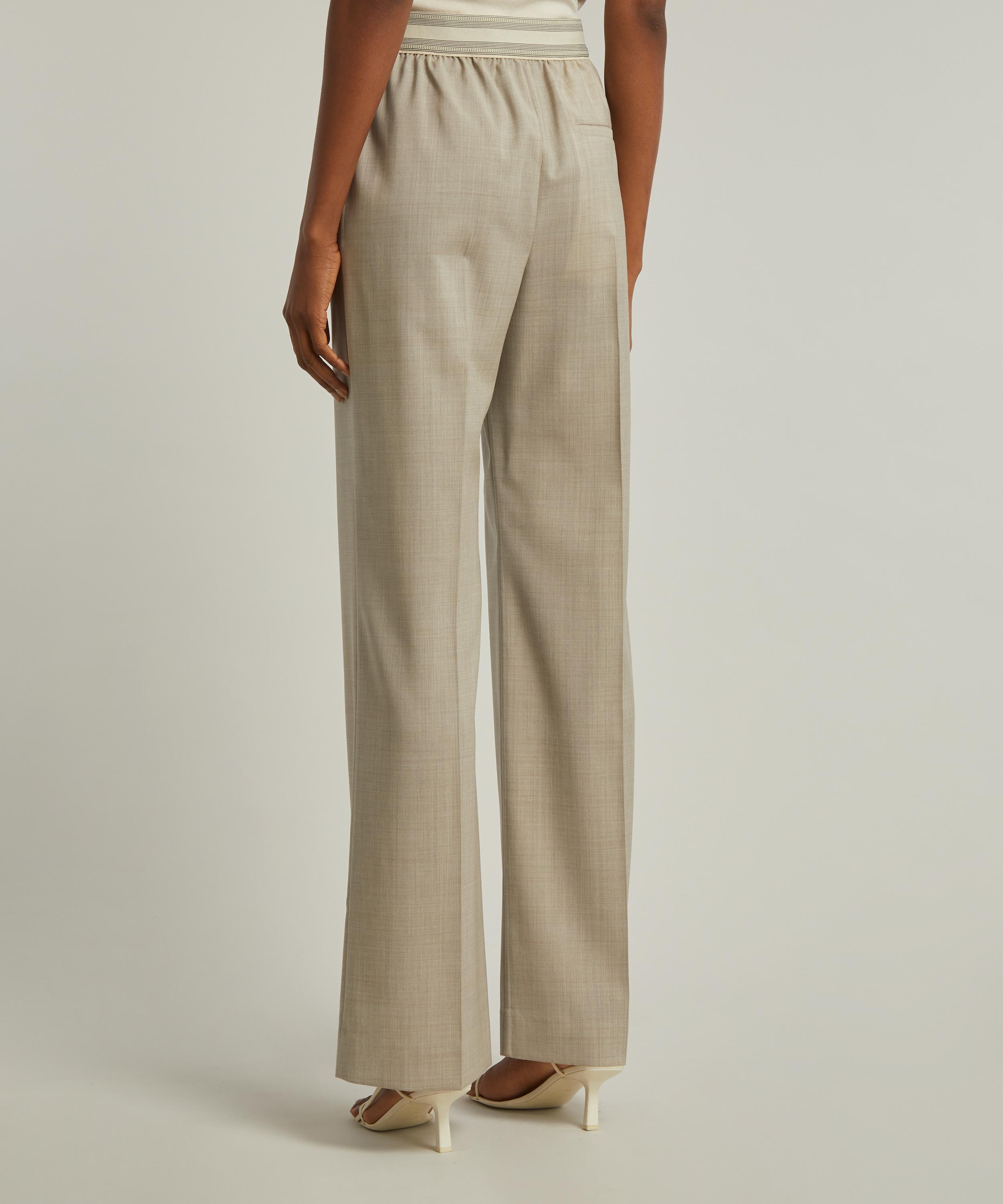 Melange Wool Trousers - 4