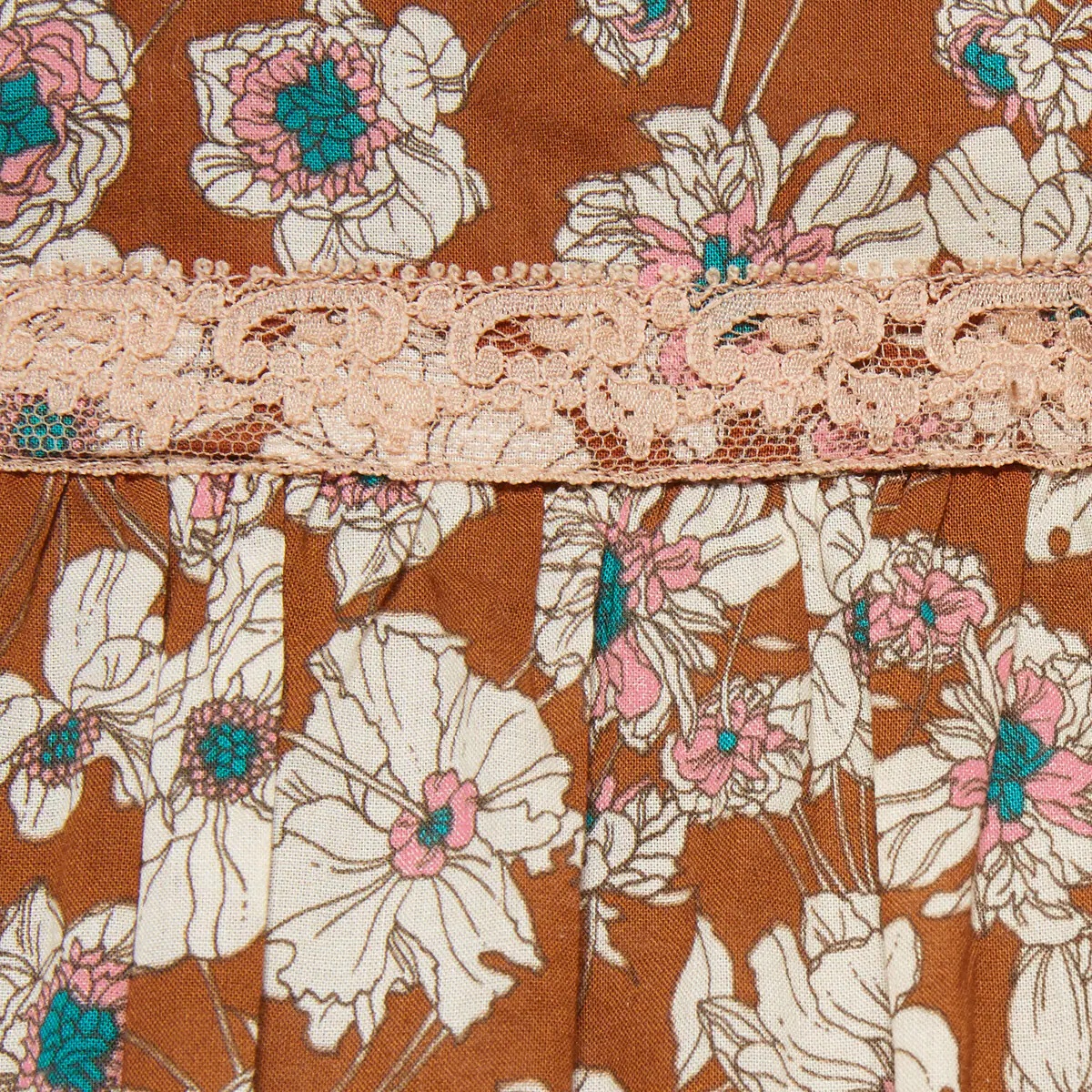 Floral print cotton dress - 6
