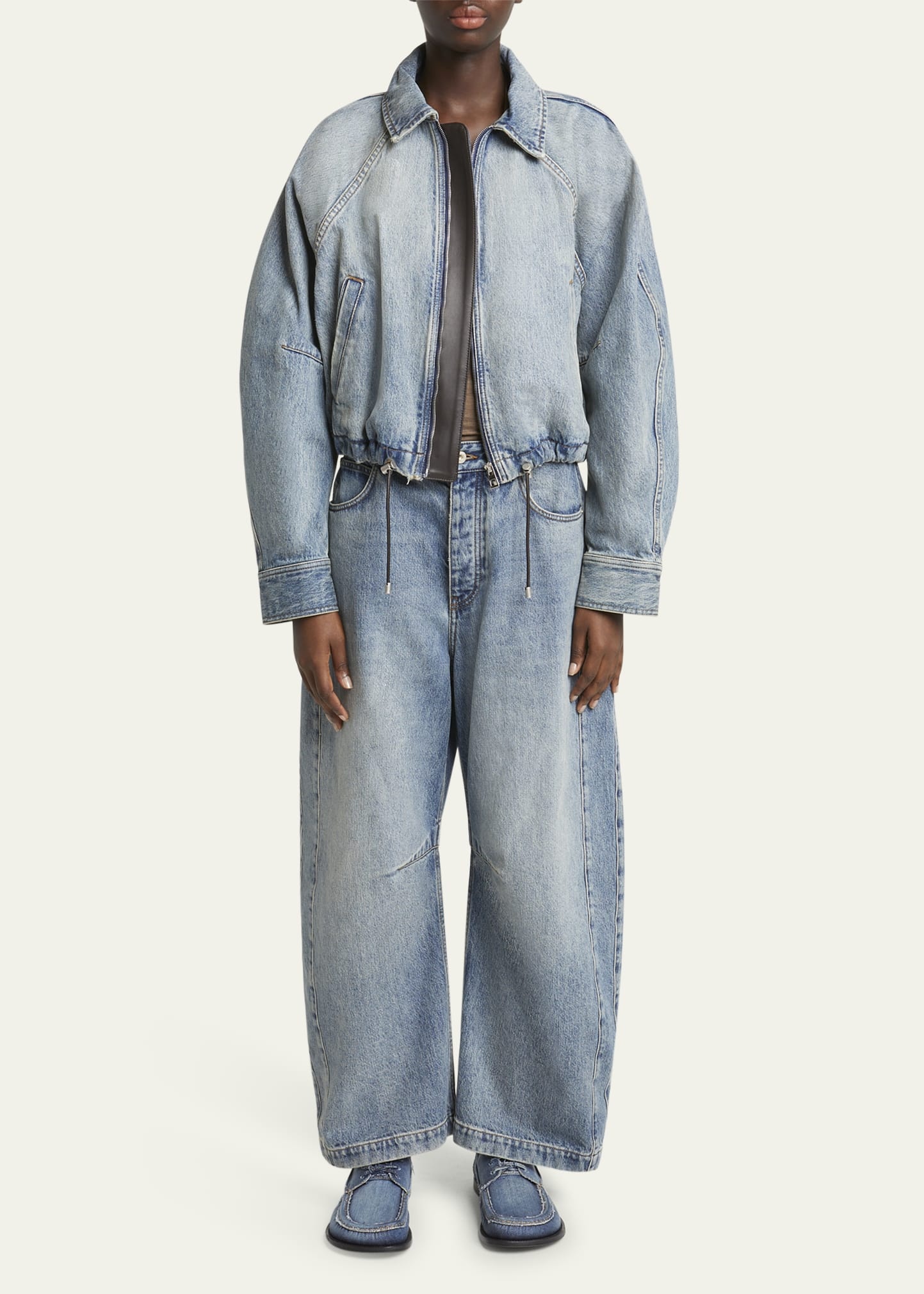 Anagram Barrel Leg Jeans - 2