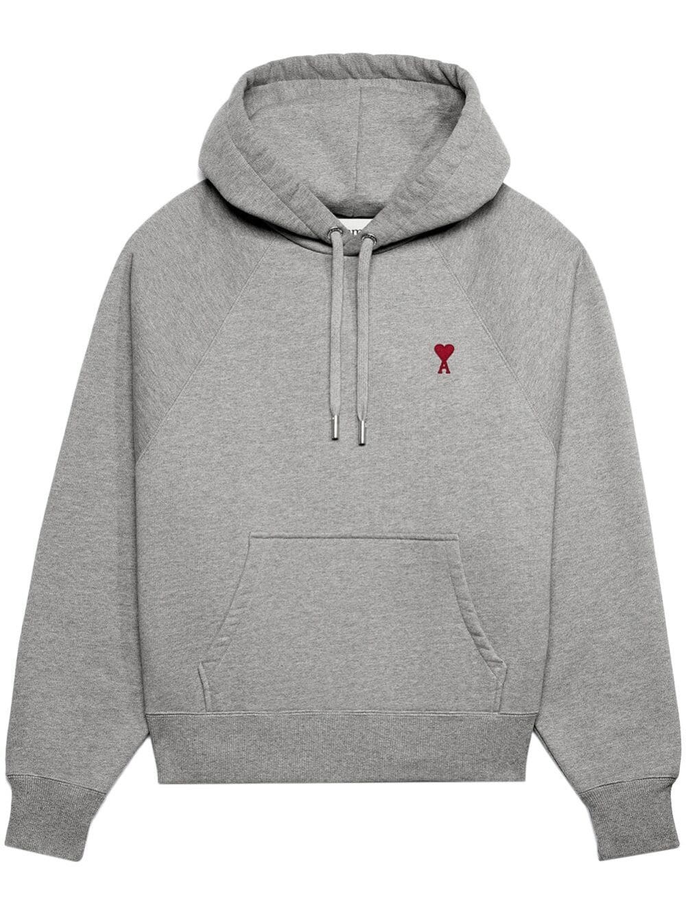 logo-embroidered organic-cotton hoodie - 1