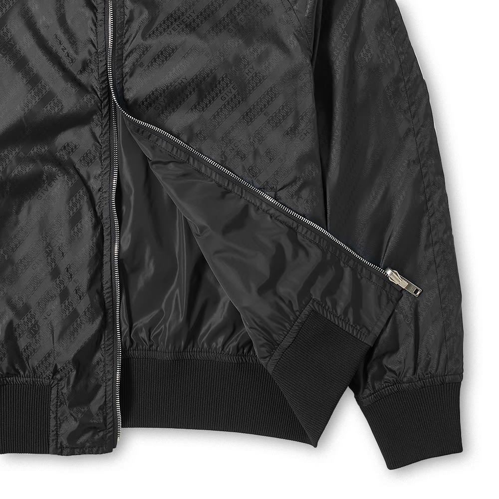 Givenchy Chain Jacquard Reversible Nylon Bomber Jacket - 2