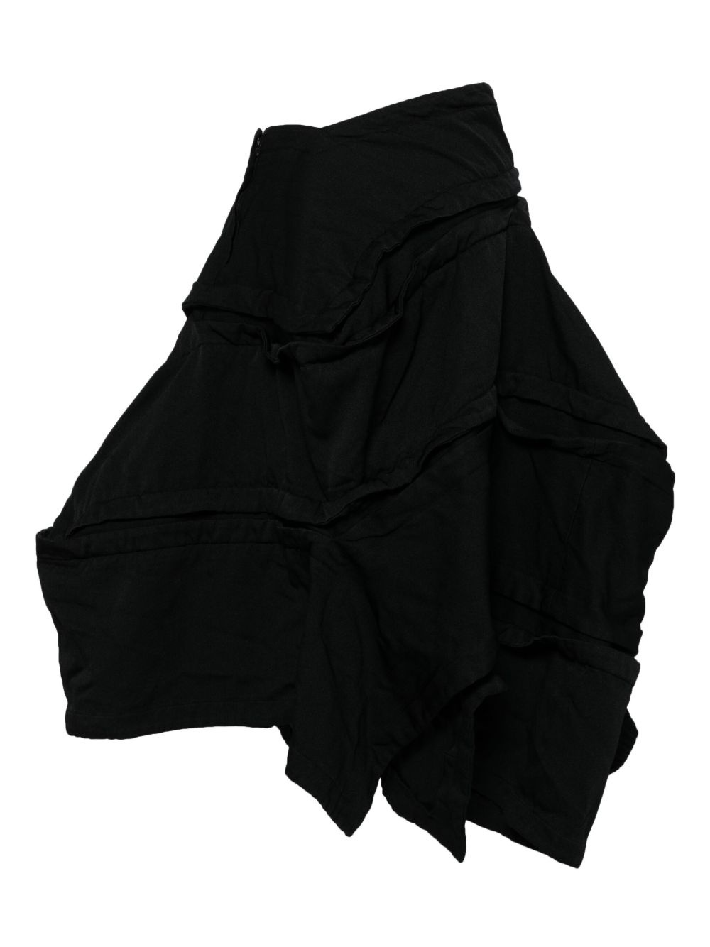 asymmetric midi skirt - 2