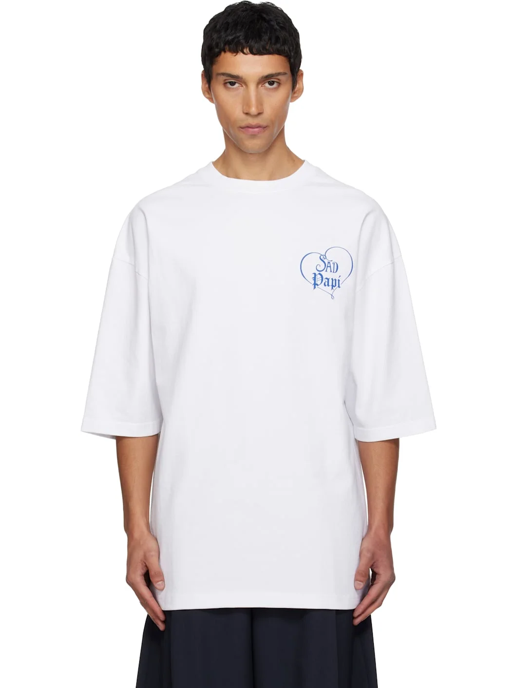 White Precious 'Sad Papi' Northsider T-shirt - 1