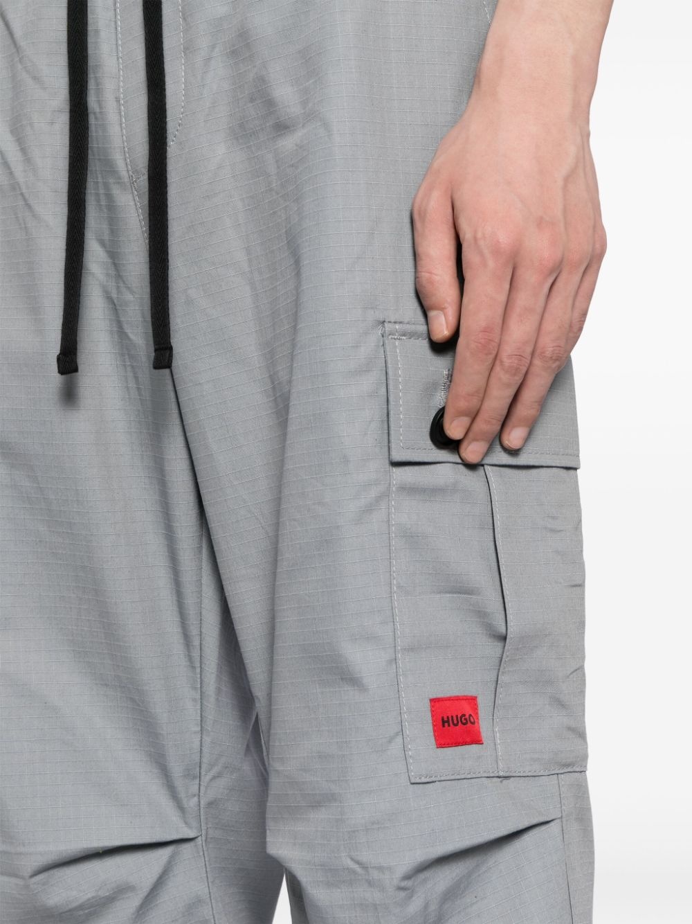 straight-leg cargo trousers - 5