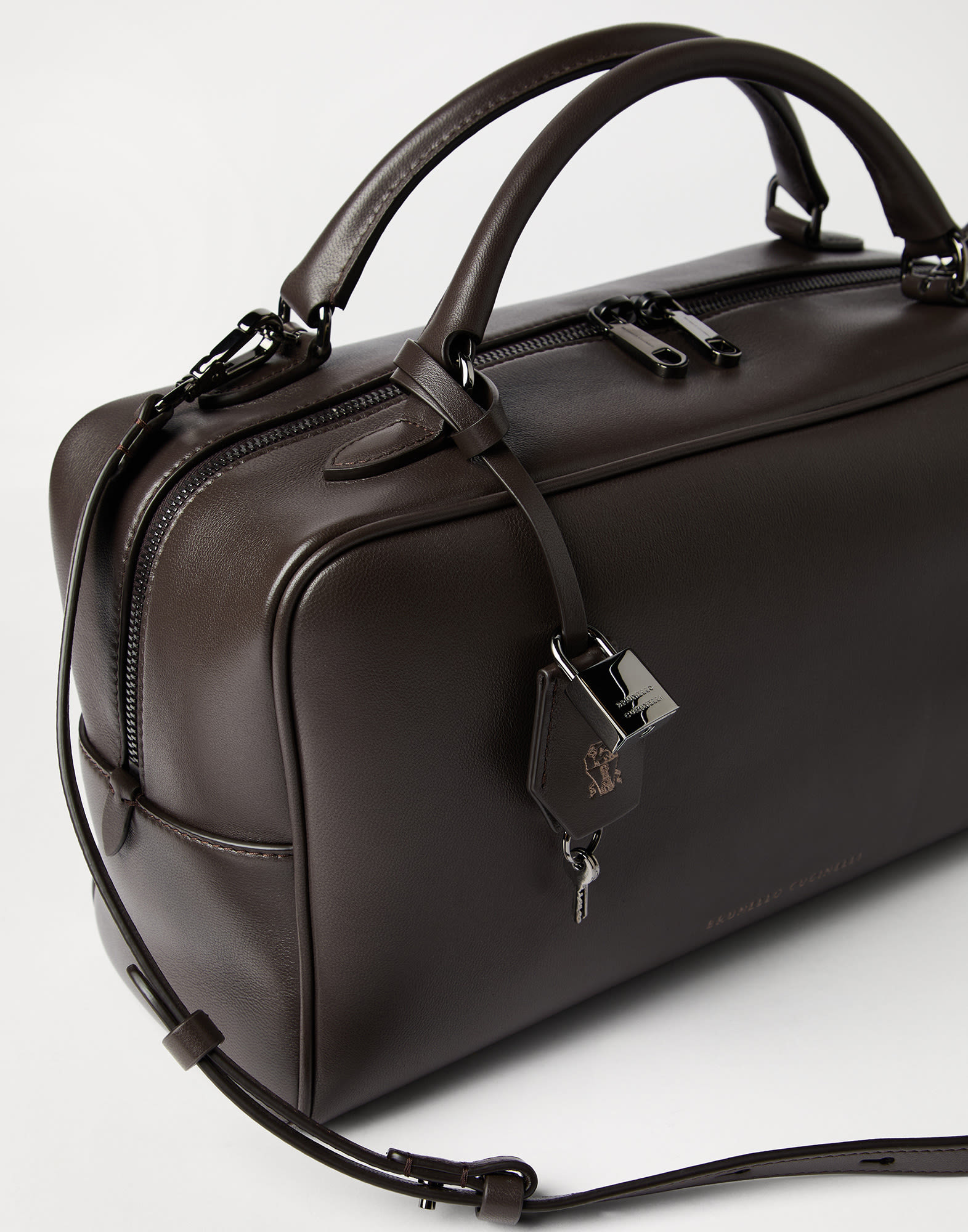 Explorer Boston bag in glossy nappa leather - 3