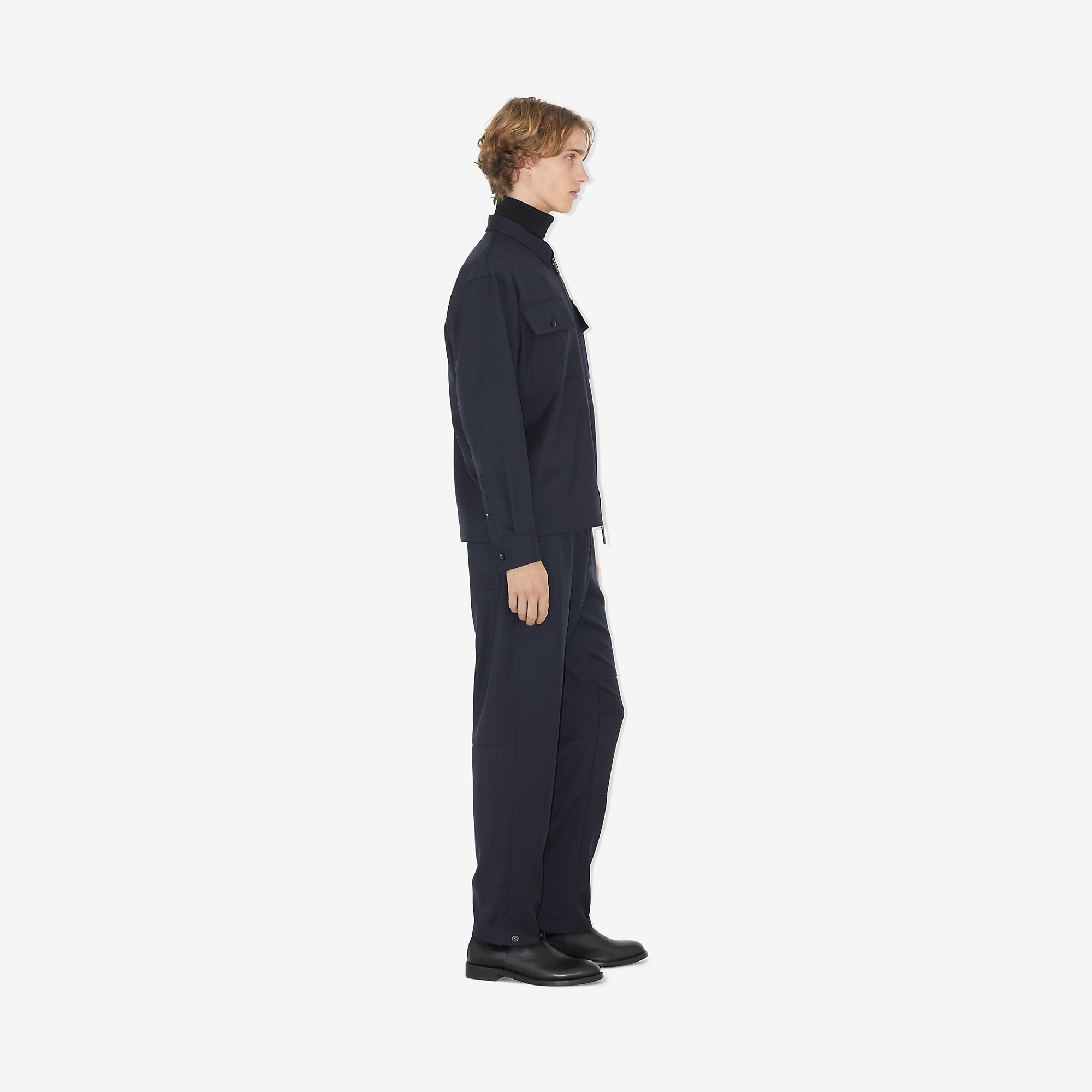 EKD Wool Zip-front Shirt - 3