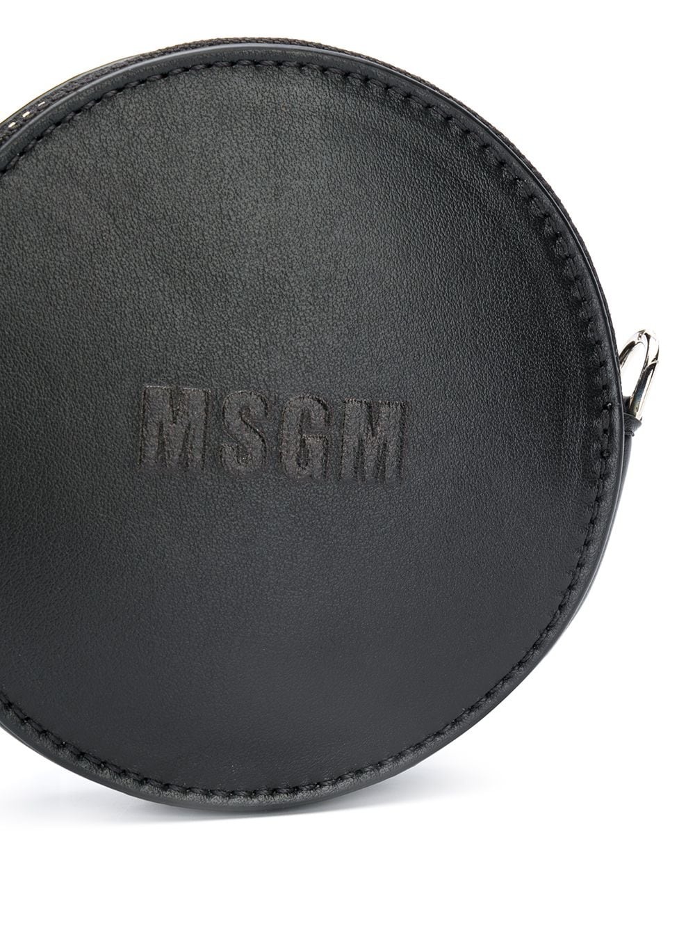 round leather bag - 4