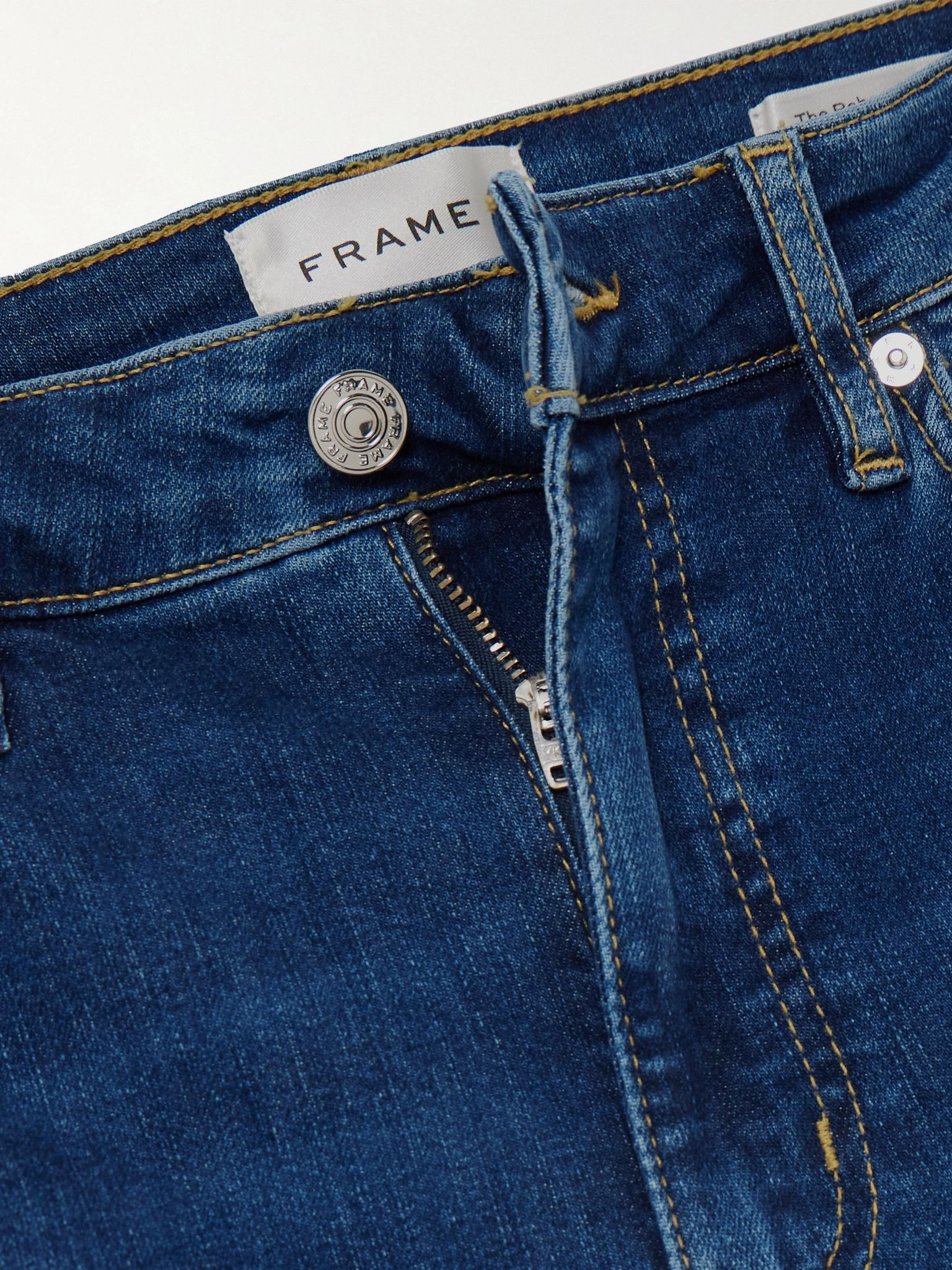 The Pencil cropped high-rise slim-leg jeans Mid denim - 5
