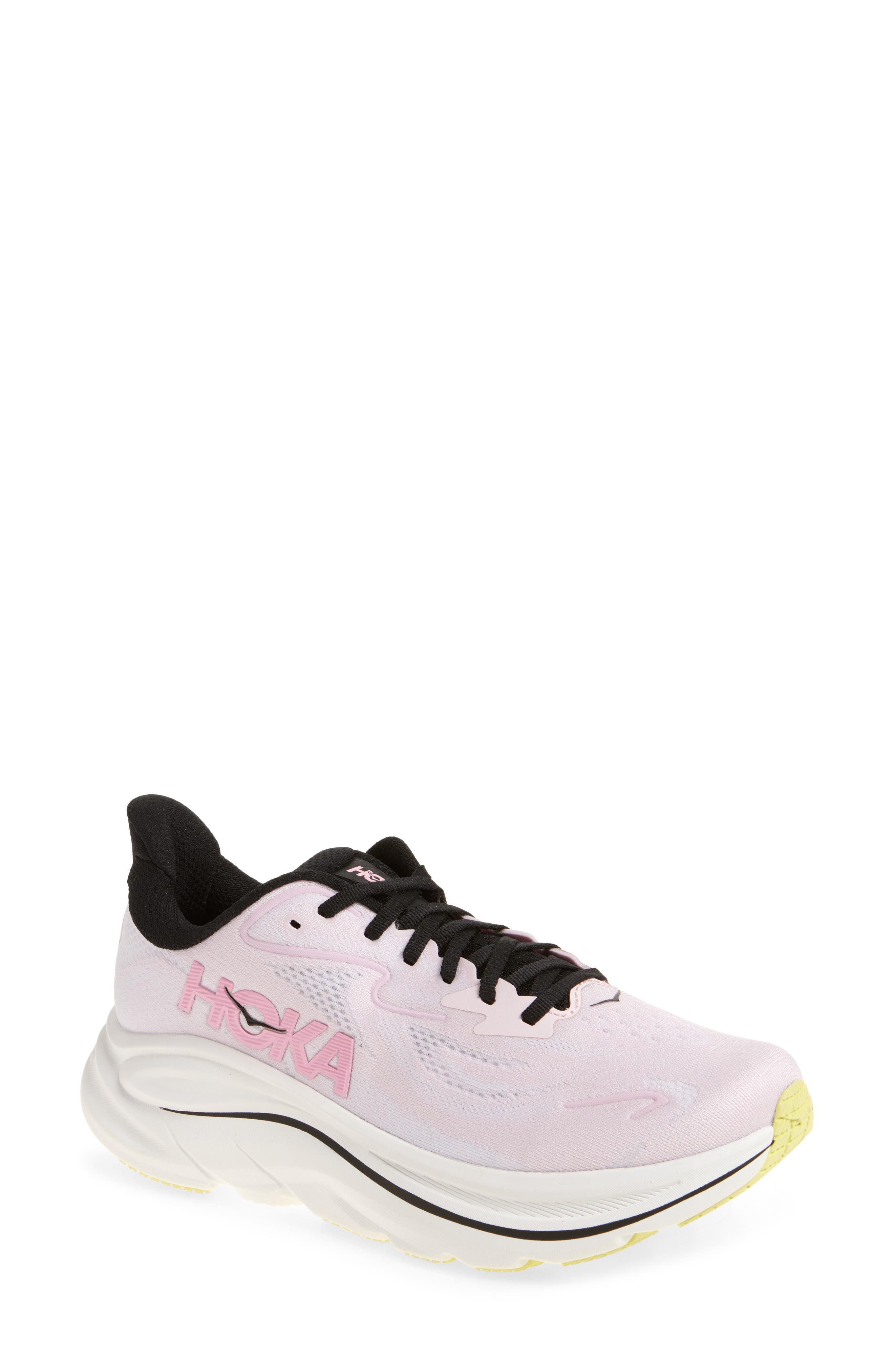HOKA Clifton 10 Running Shoe in Carnation /Starlight Glow at Nordstrom - 1