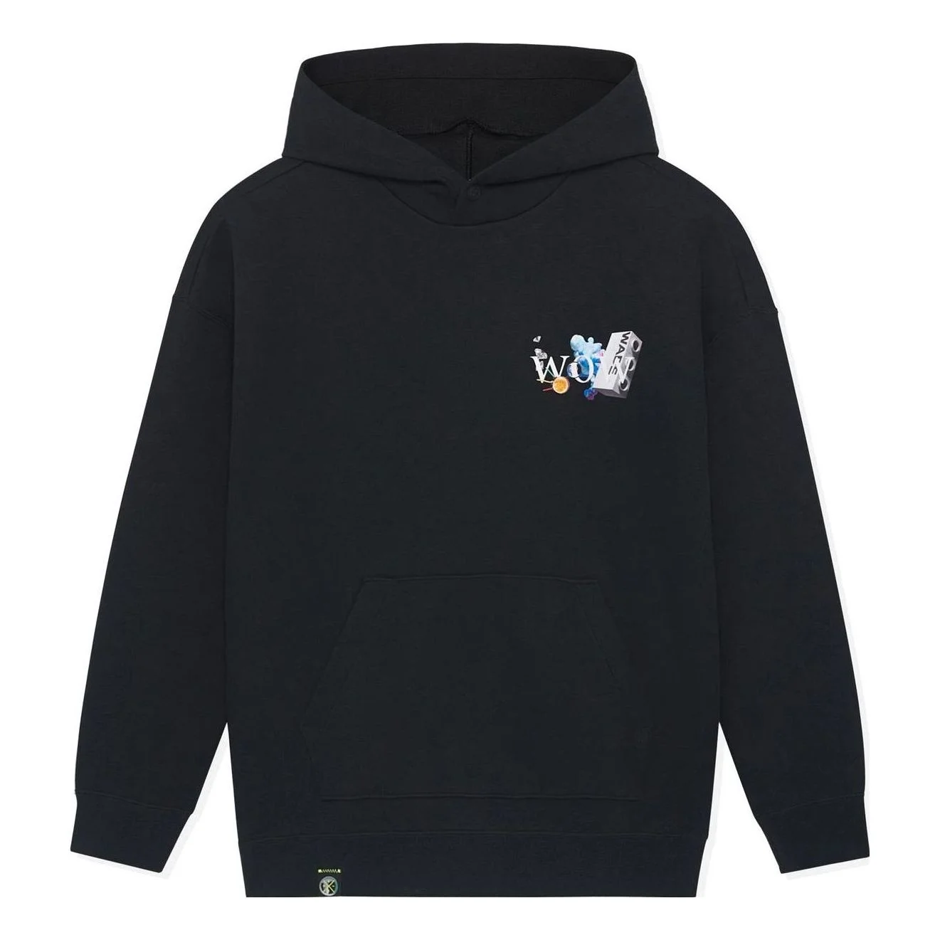 Li-Ning Way Of Wade Art Graphic Hoodie 'Black' AWDSE73-1 - 1