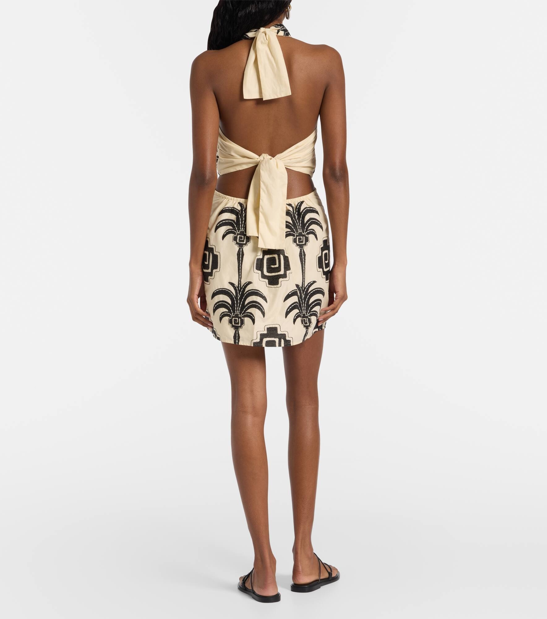 Pintaderas embroidered minidress - 3