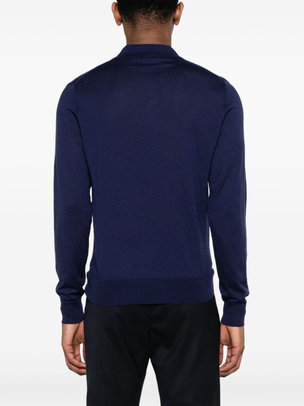fine-knit polo shirt - 4