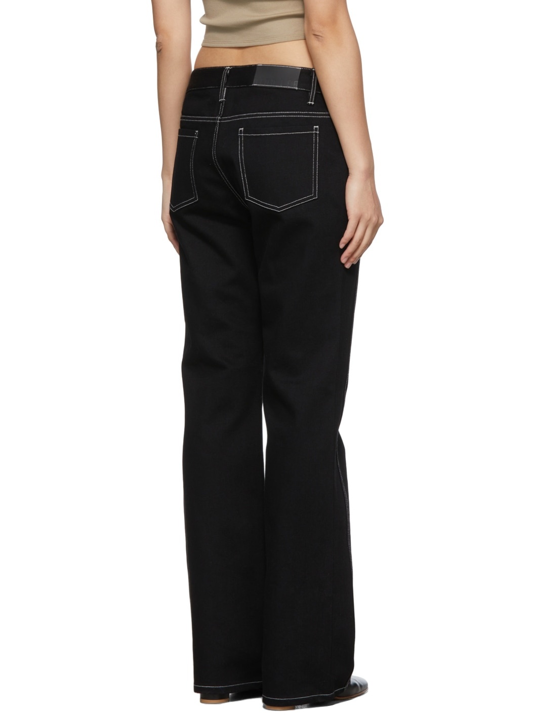 Black Signature Bootcut Jeans - 3