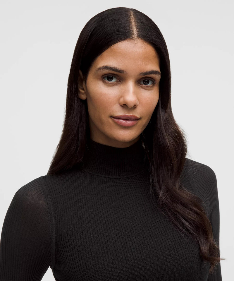 Ribbed Merino-Blend Turtleneck Sweater 4
