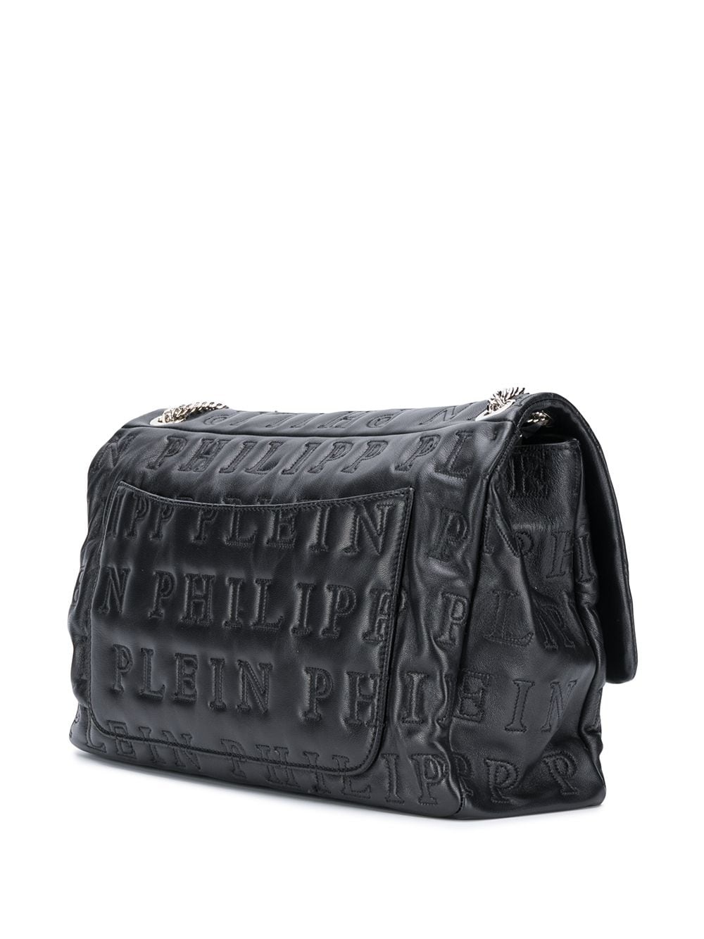 Skull embossed logo shoulder bag - 3