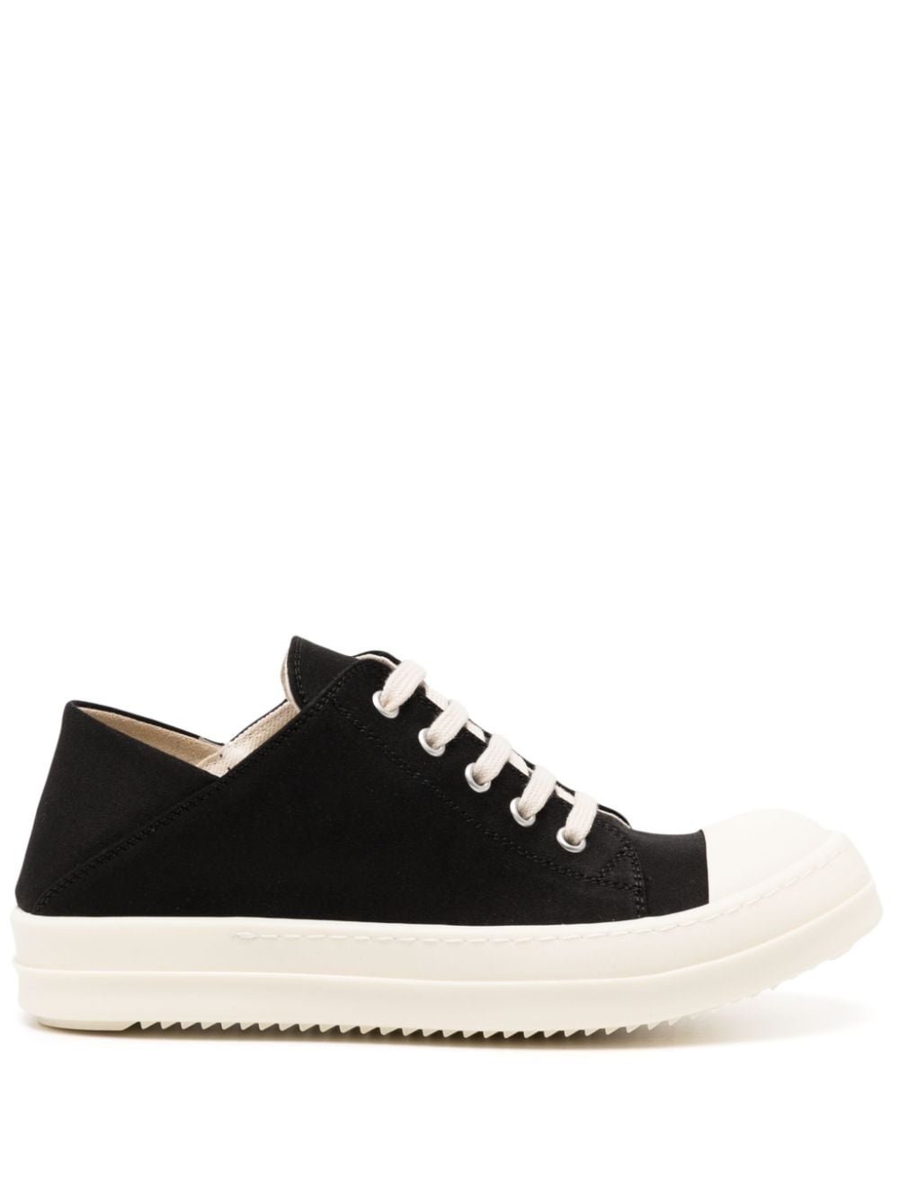 contrasting-toe cotton sneakers - 1