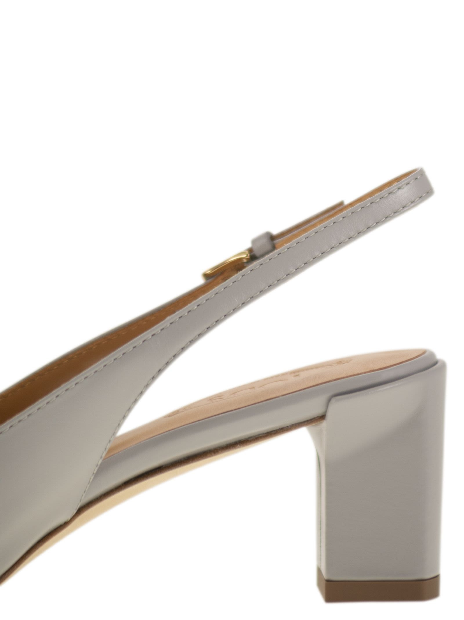 Tod's Women Slingback Leather Décolleté - 7