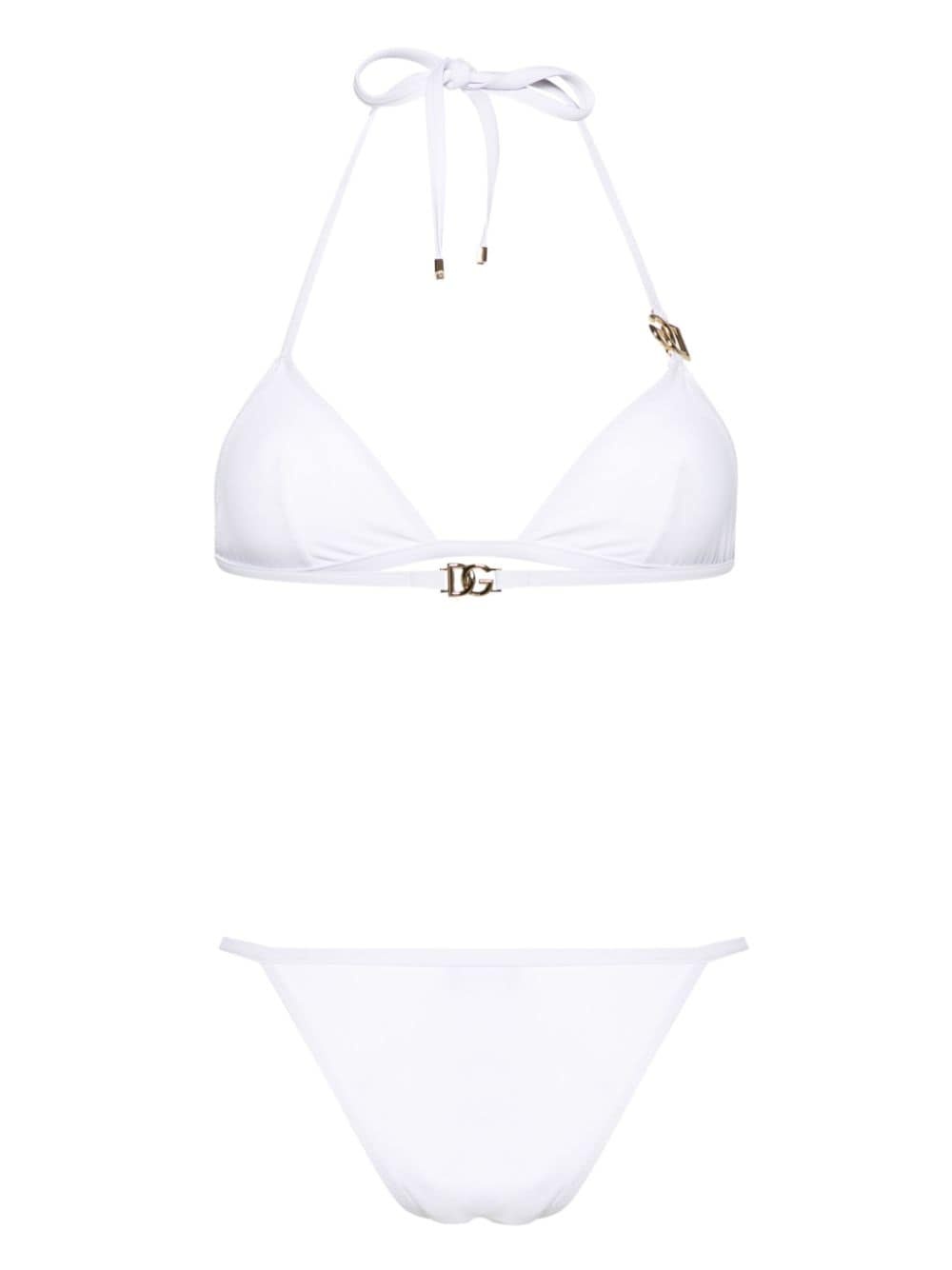 logo-plaque triangle-cup bikini - 2