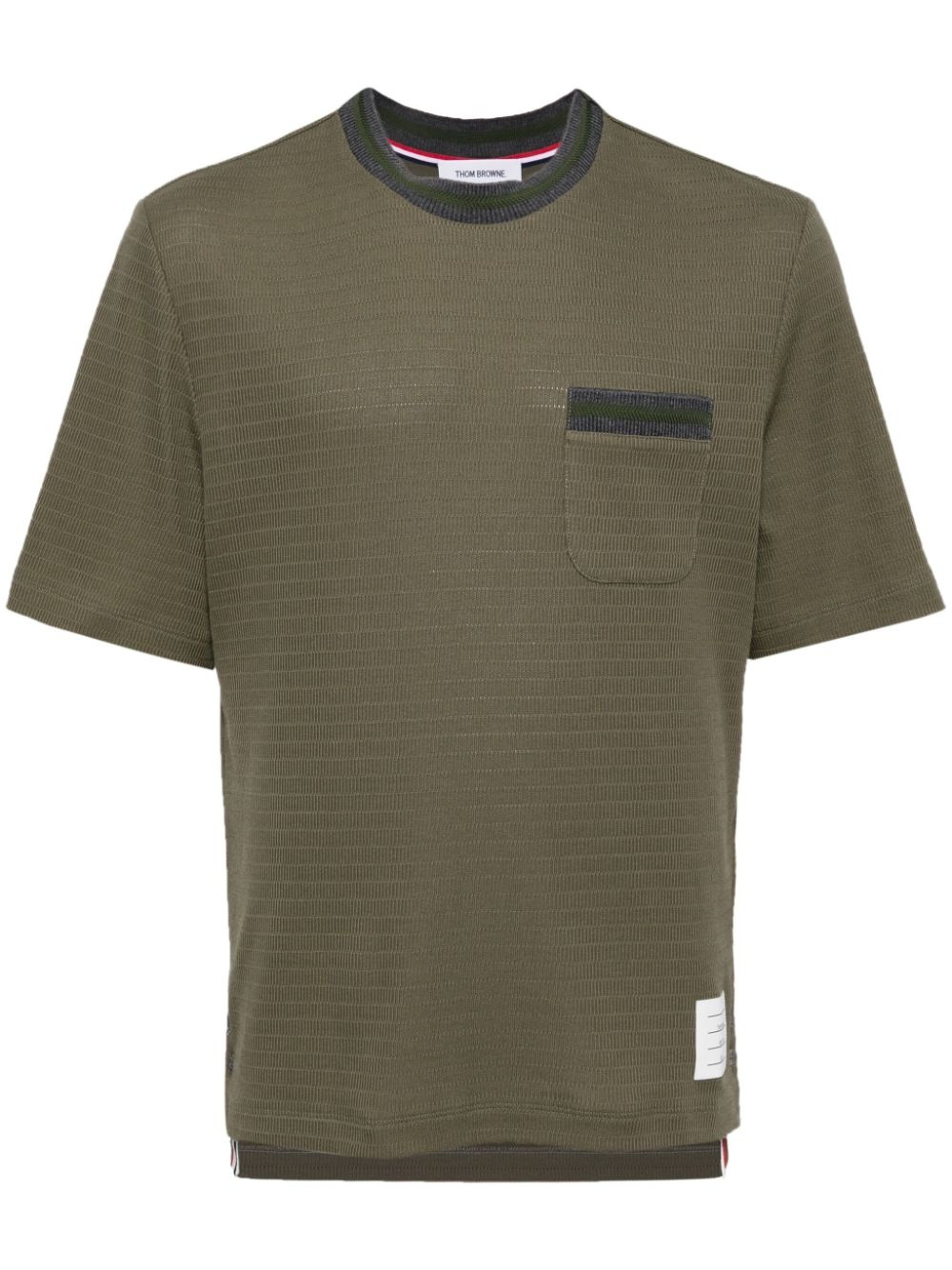 Pointelle cotton tee - 1
