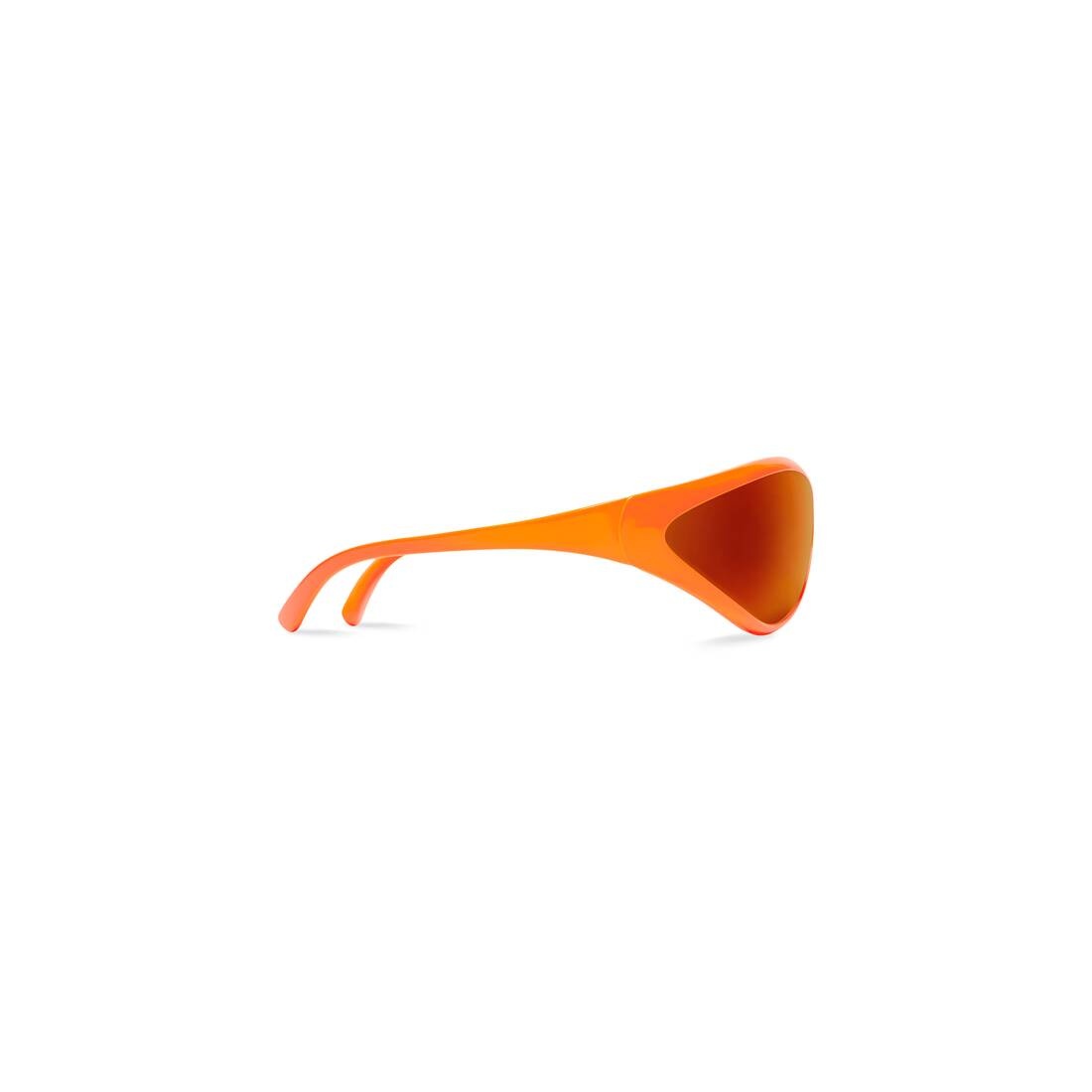 90s Oval Sunglasses  in Fluo Orange - 4