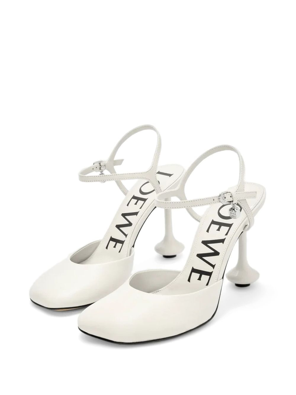 90mm ankle-strap bulb-heel pumps - 2